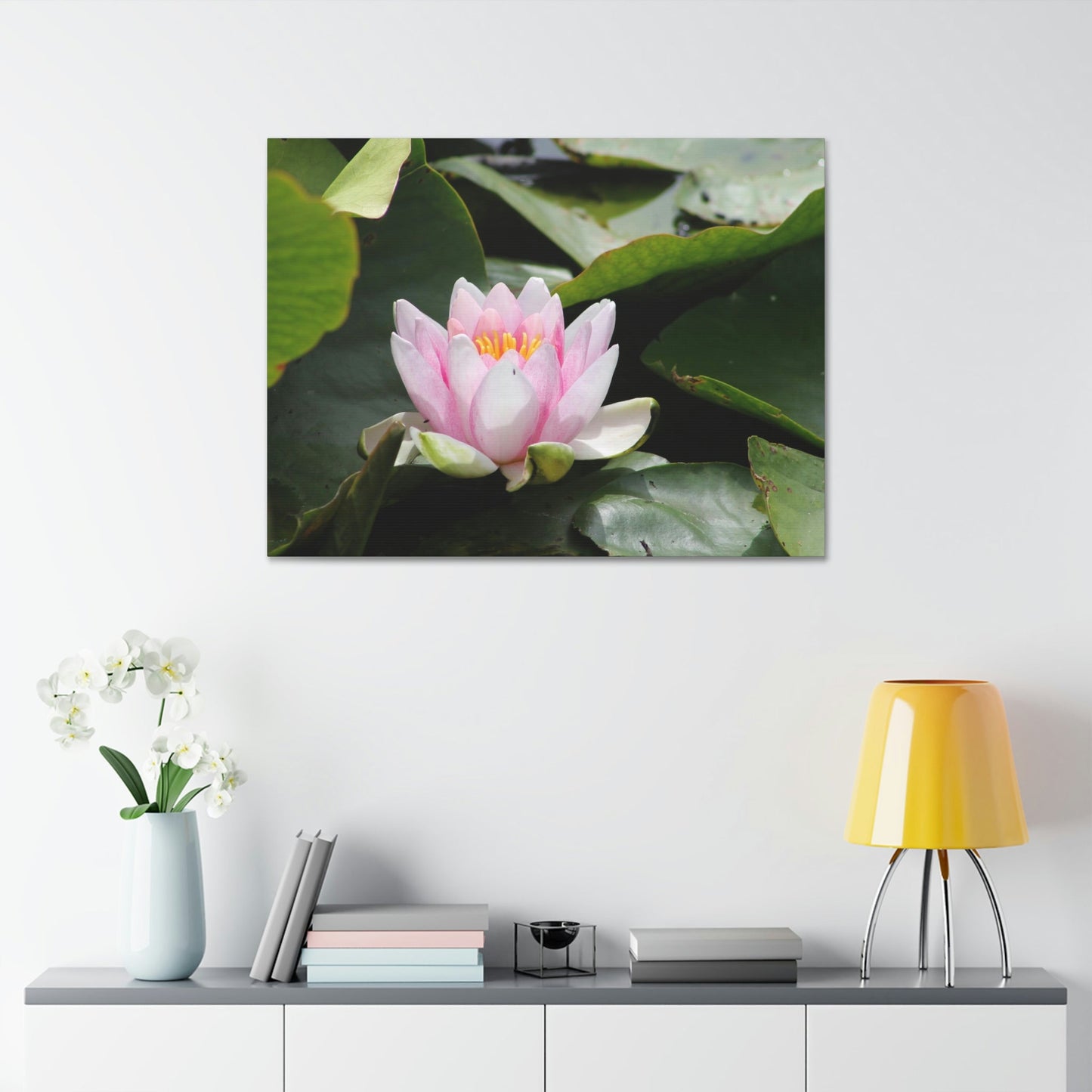 Serenity in Lotuses: Natural Canvas & Poster Wall Art