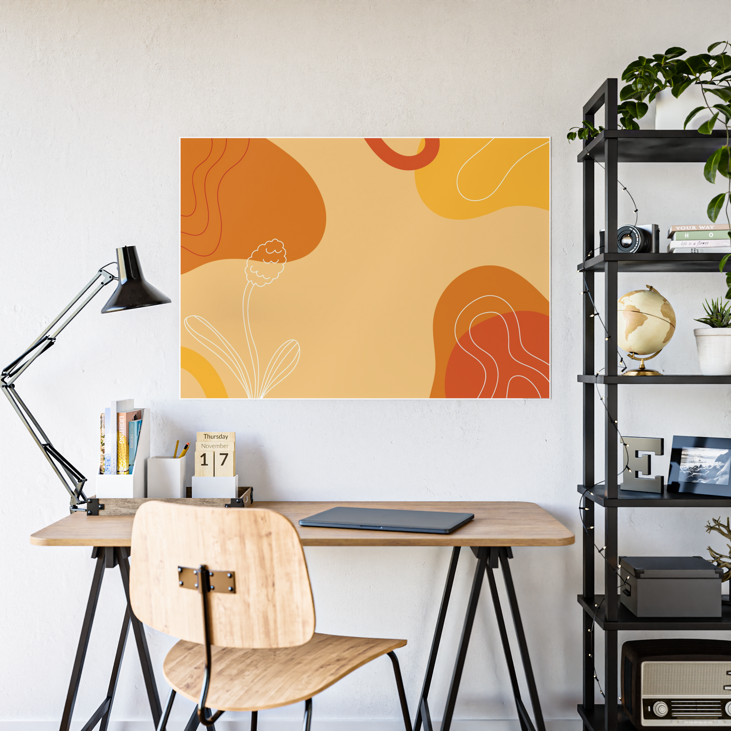 Bold and Minimal: Framed Canvas Art for a Striking Wall Display