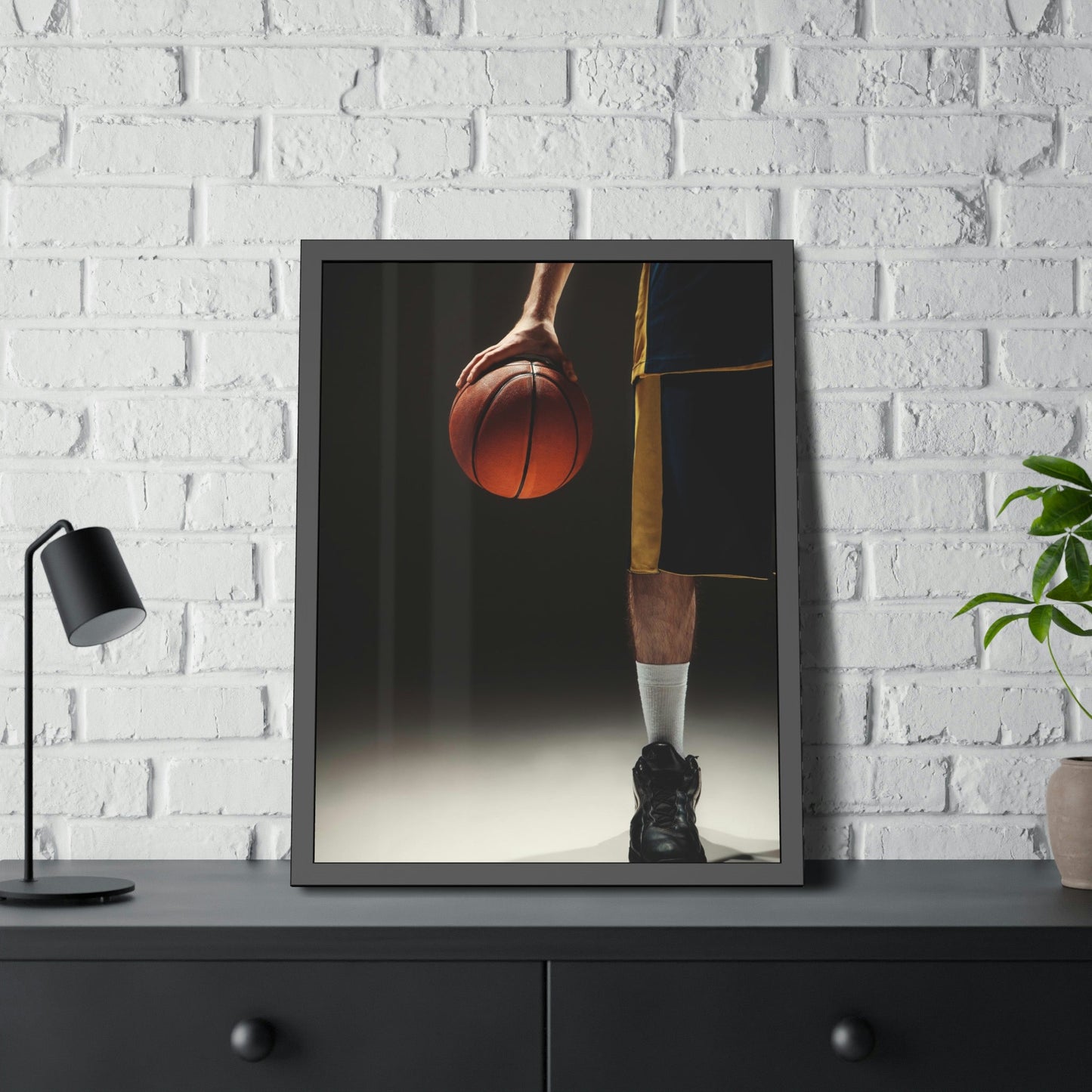 Basketball Brilliance: Print on Canvas and Framed Posters for Fans of the Sport