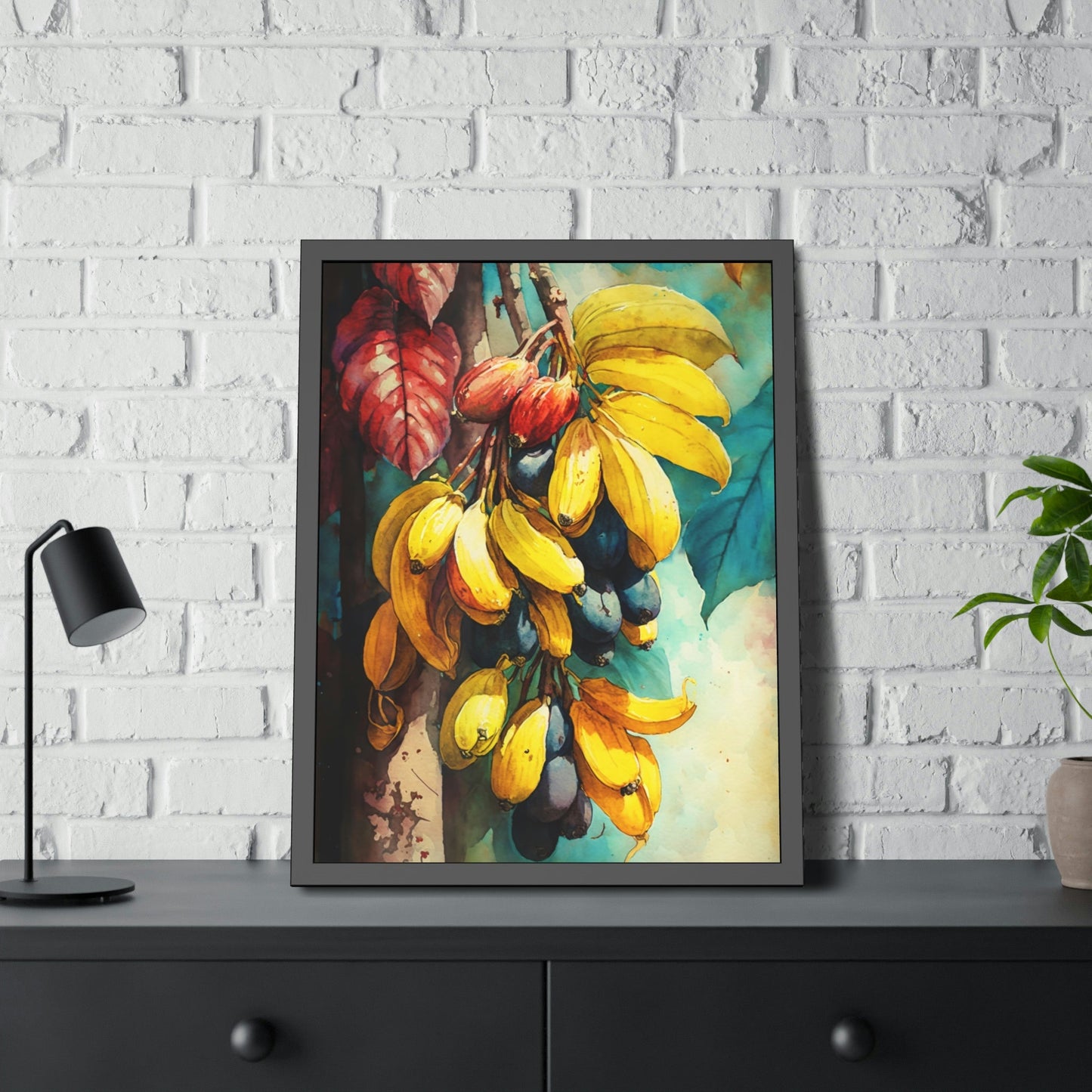 Serenity in Nature: Wall Art of Majestic Banana Trees on Canvas & Posters
