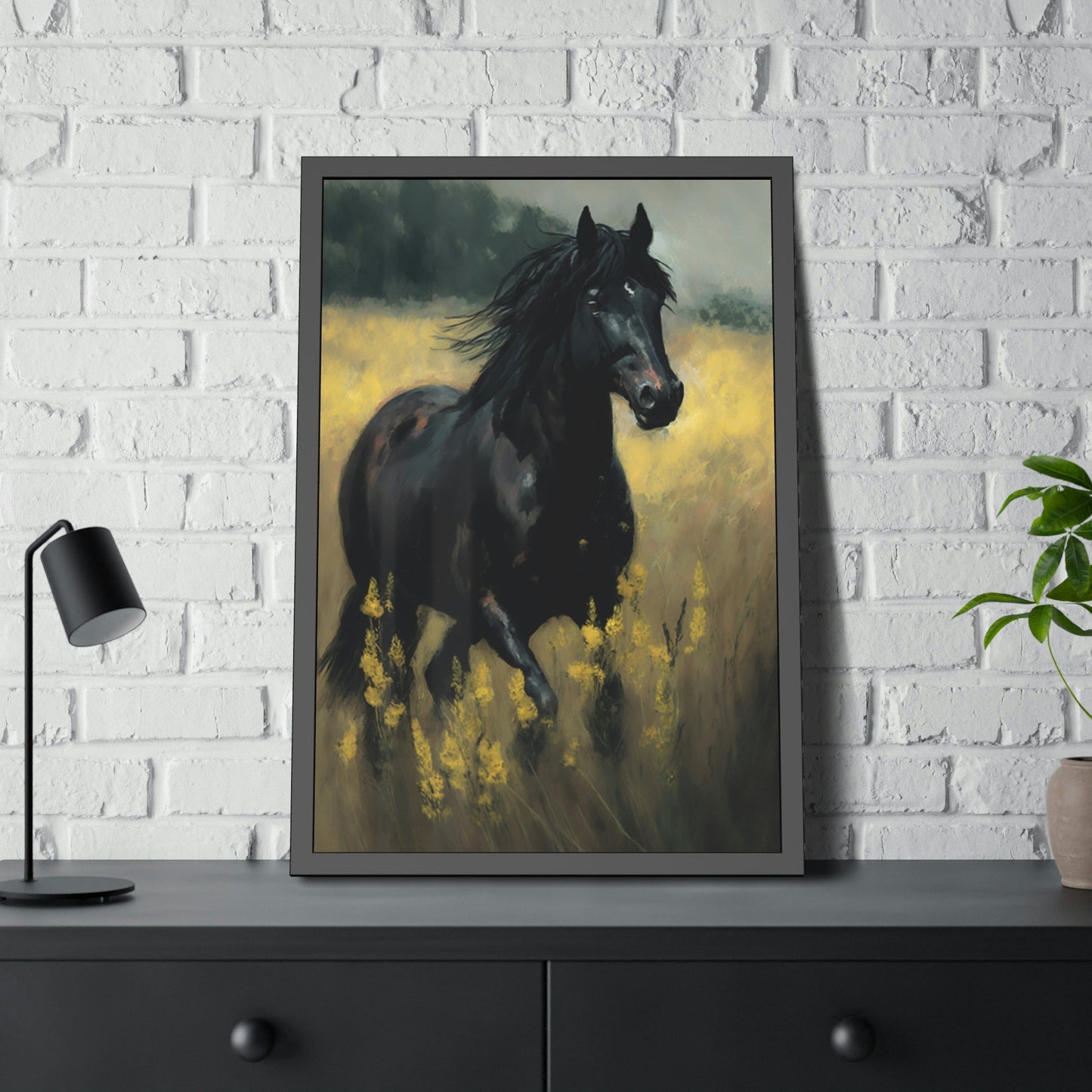 Horse in Motion: A Canvas Equine Energy