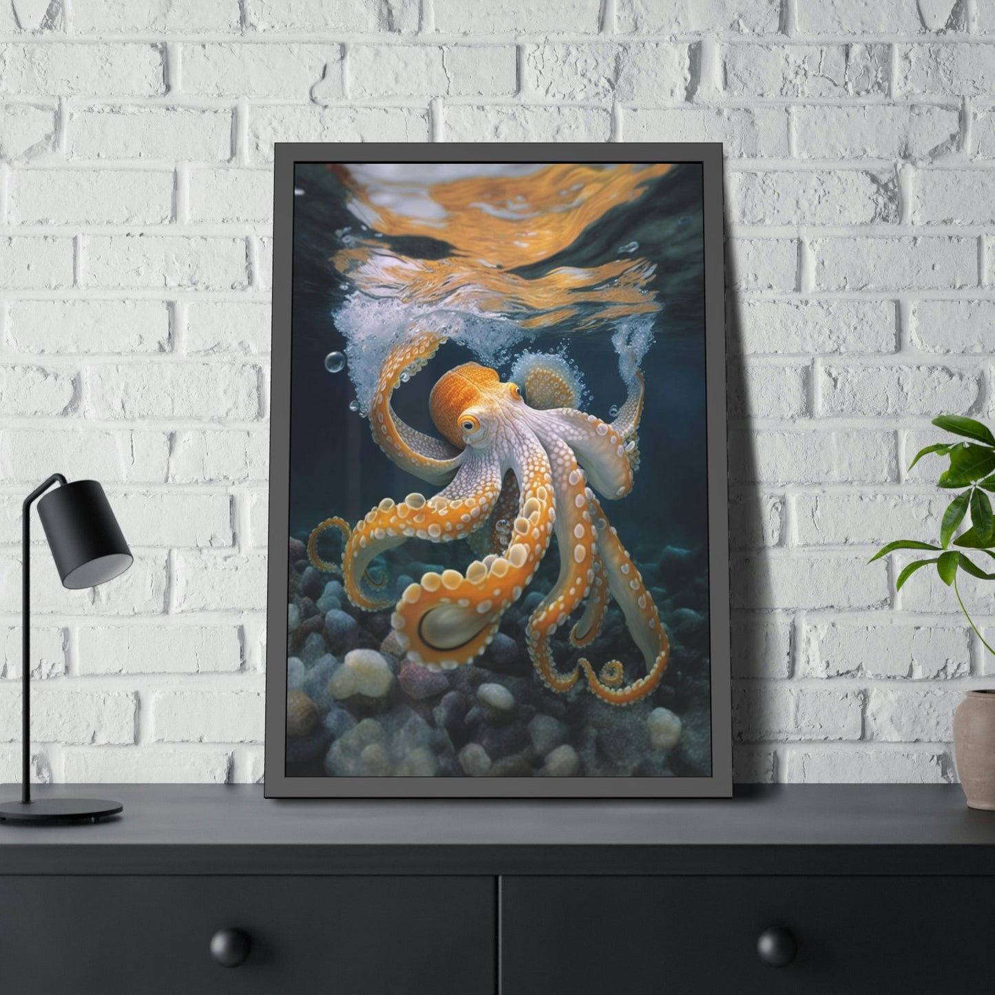 Octopus Wonderland: A Dreamy and Surreal Painting on Canvas
