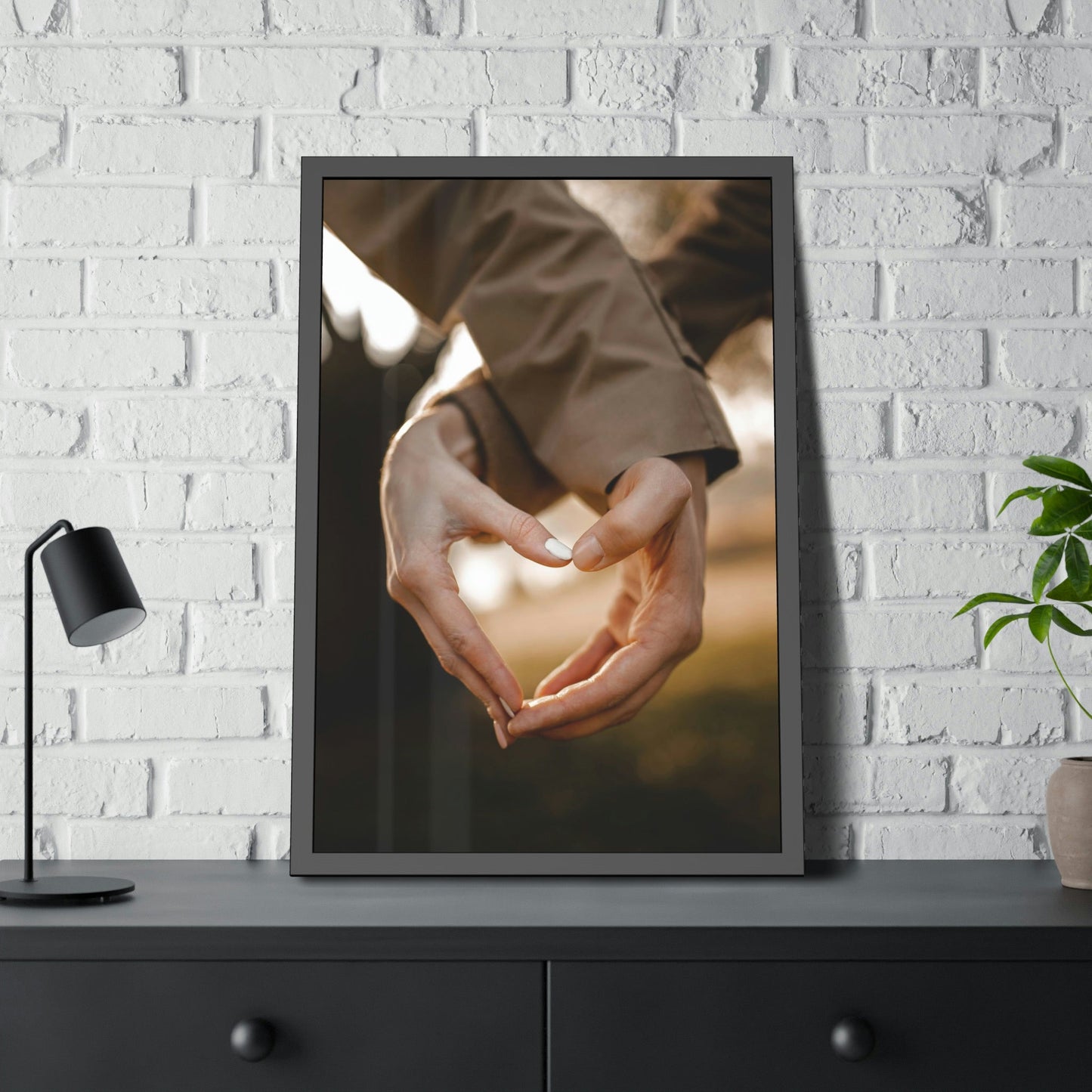 Love to Remember: Natural Canvas Wall Art of a Couple's First Date