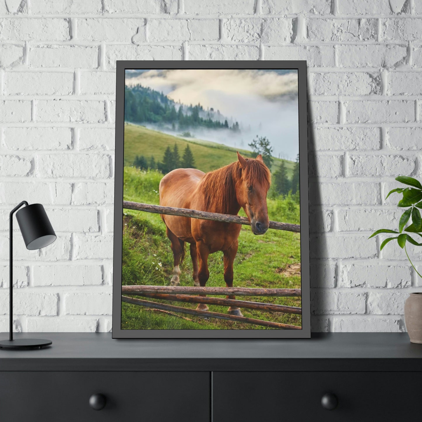 Majestic Horse: A Stunning Animal Painting on Canvas to Adorn Your Wall