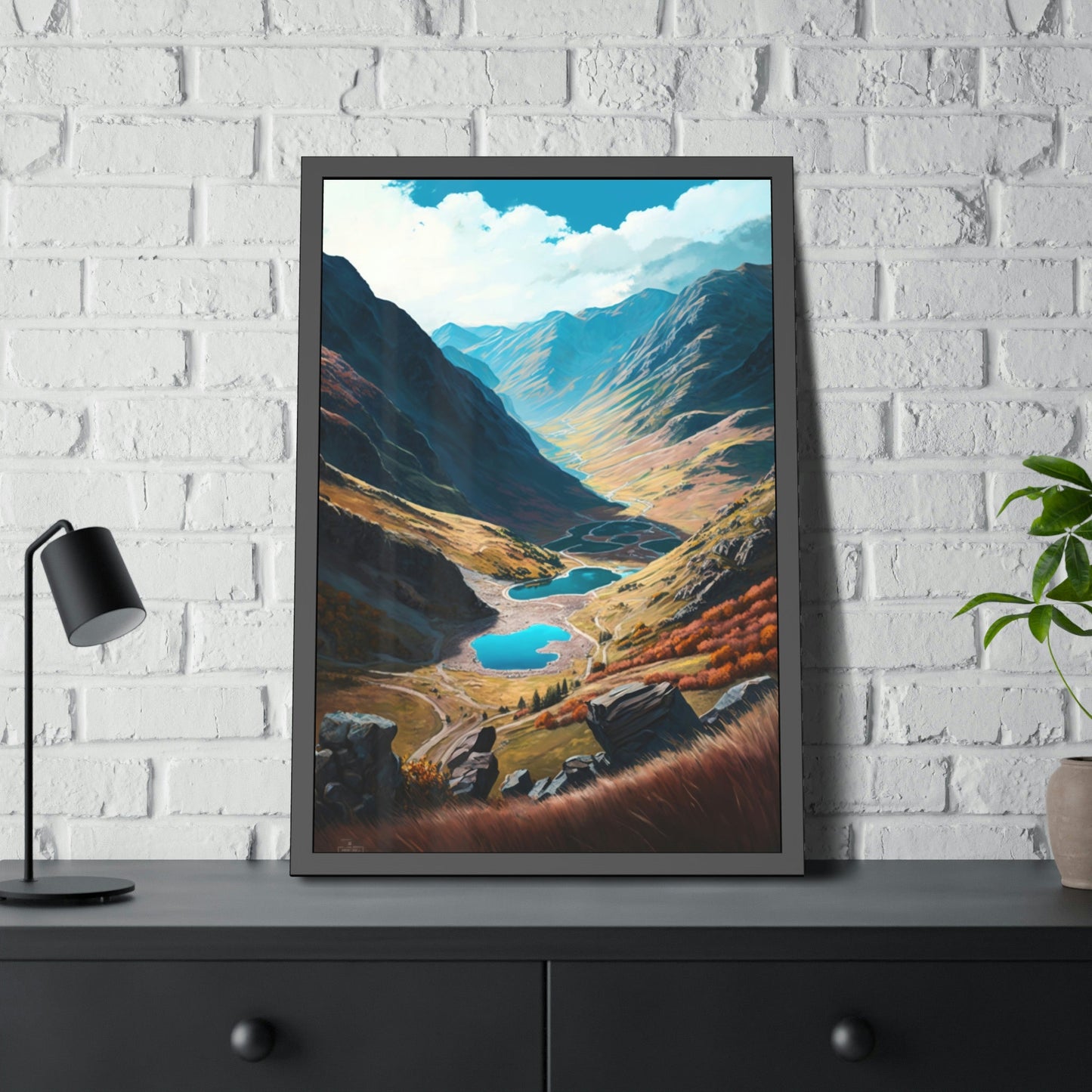 The Enchanting Valley: High-quality Wall Art and Canvas Print