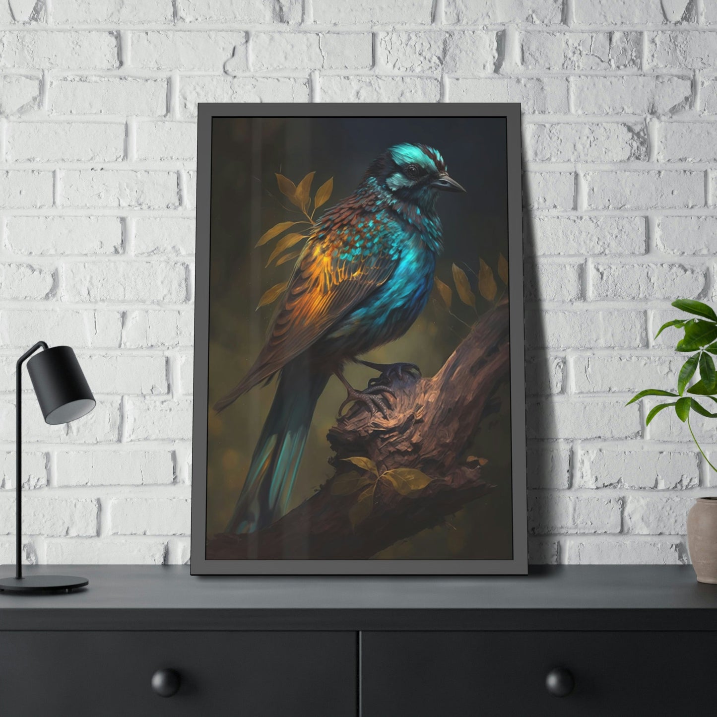 The Majestic Birds: A Framed Canvas & Poster Print of Birds
