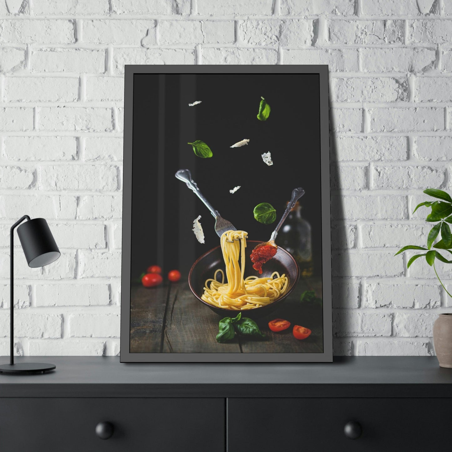 Pasta Passion: Artistic Framed Canvas Prints for Your Kitchen