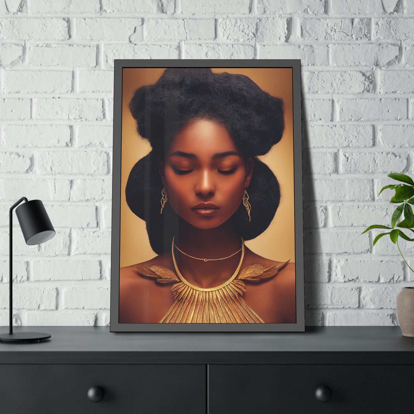 Touch of Glam: Canvas & Poster Wall Art Piece of Stylish Elegance