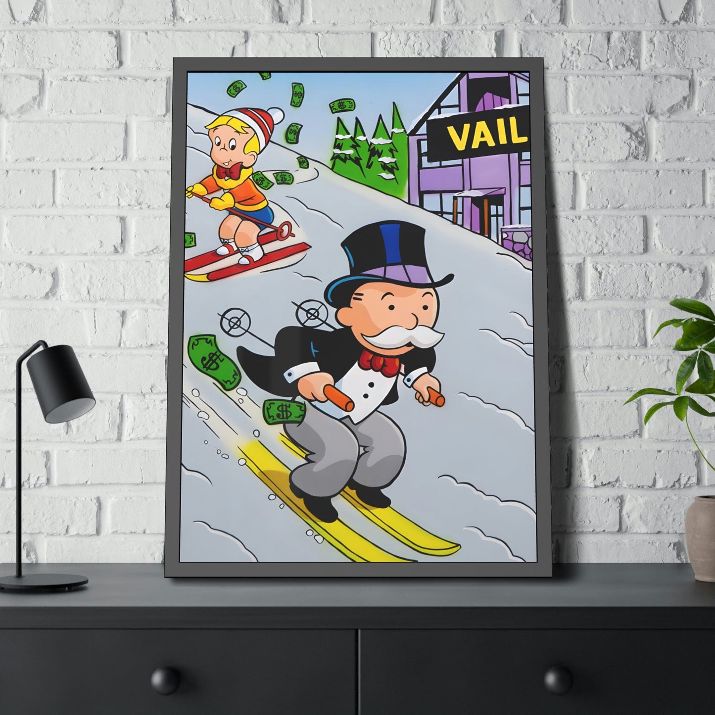 Alec's World: Creative Framed Posters and Canvas Featuring Alec Monopoly's