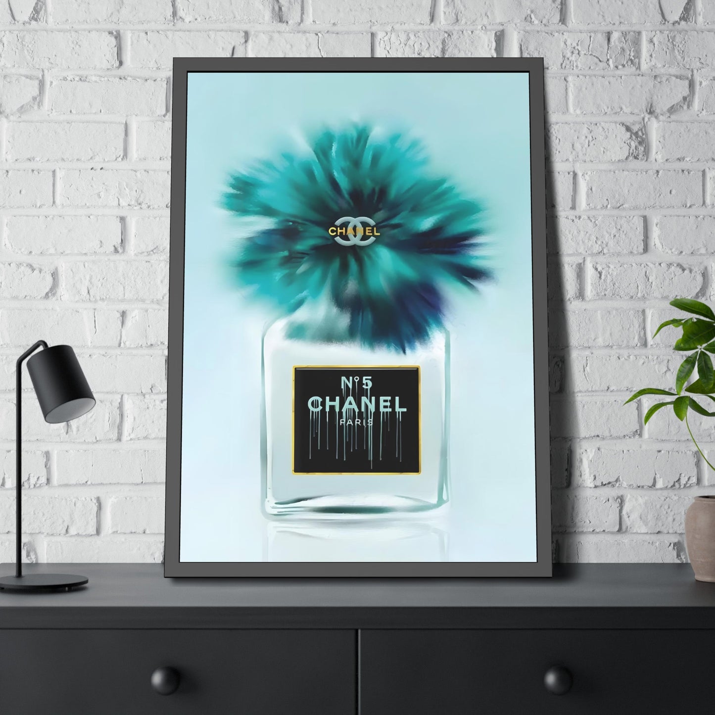 The Beauty of Chanel: Captivating Wall Art on Natural Canvas & Poster