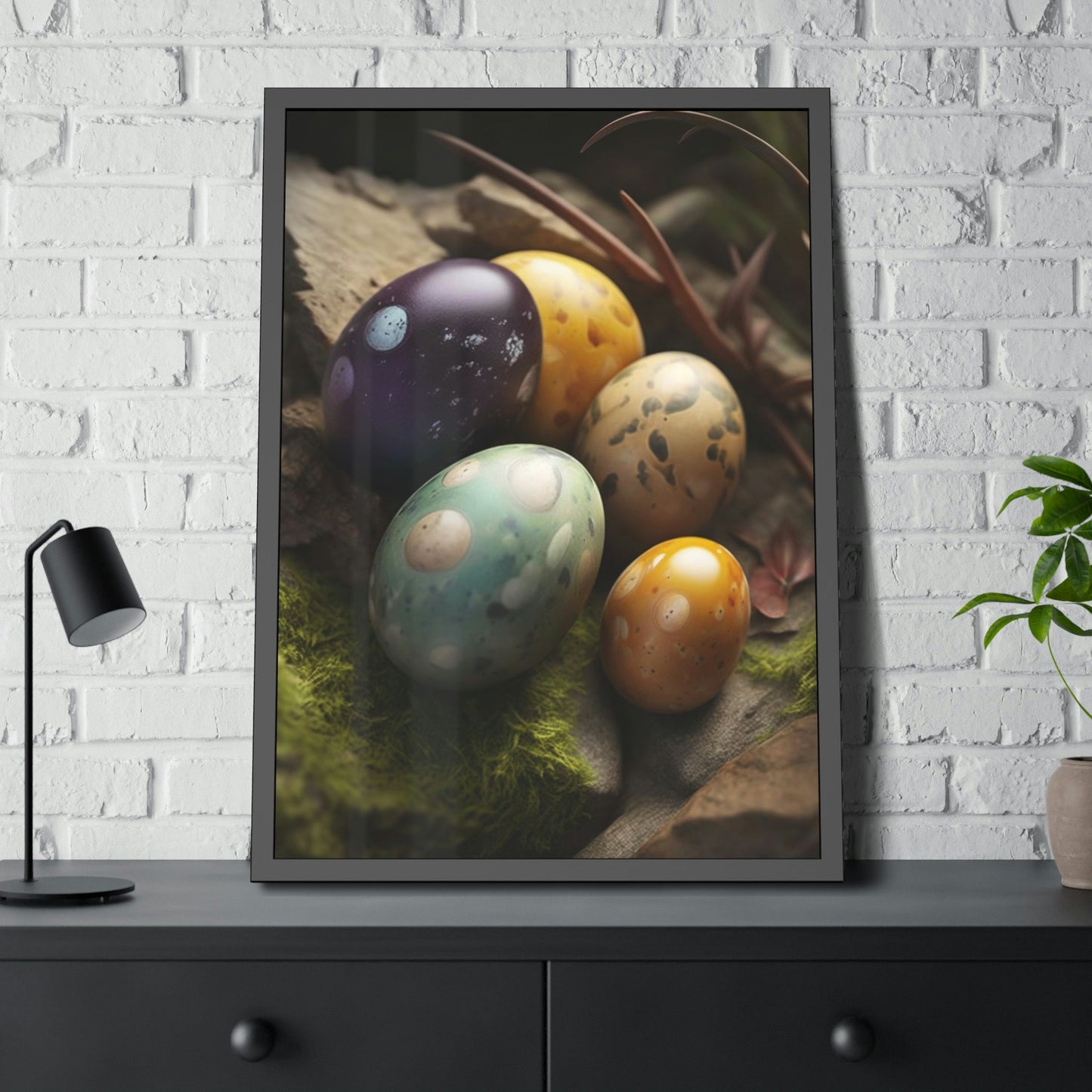 Eggcellent Adventure: A Whimsical Painting of Eggs