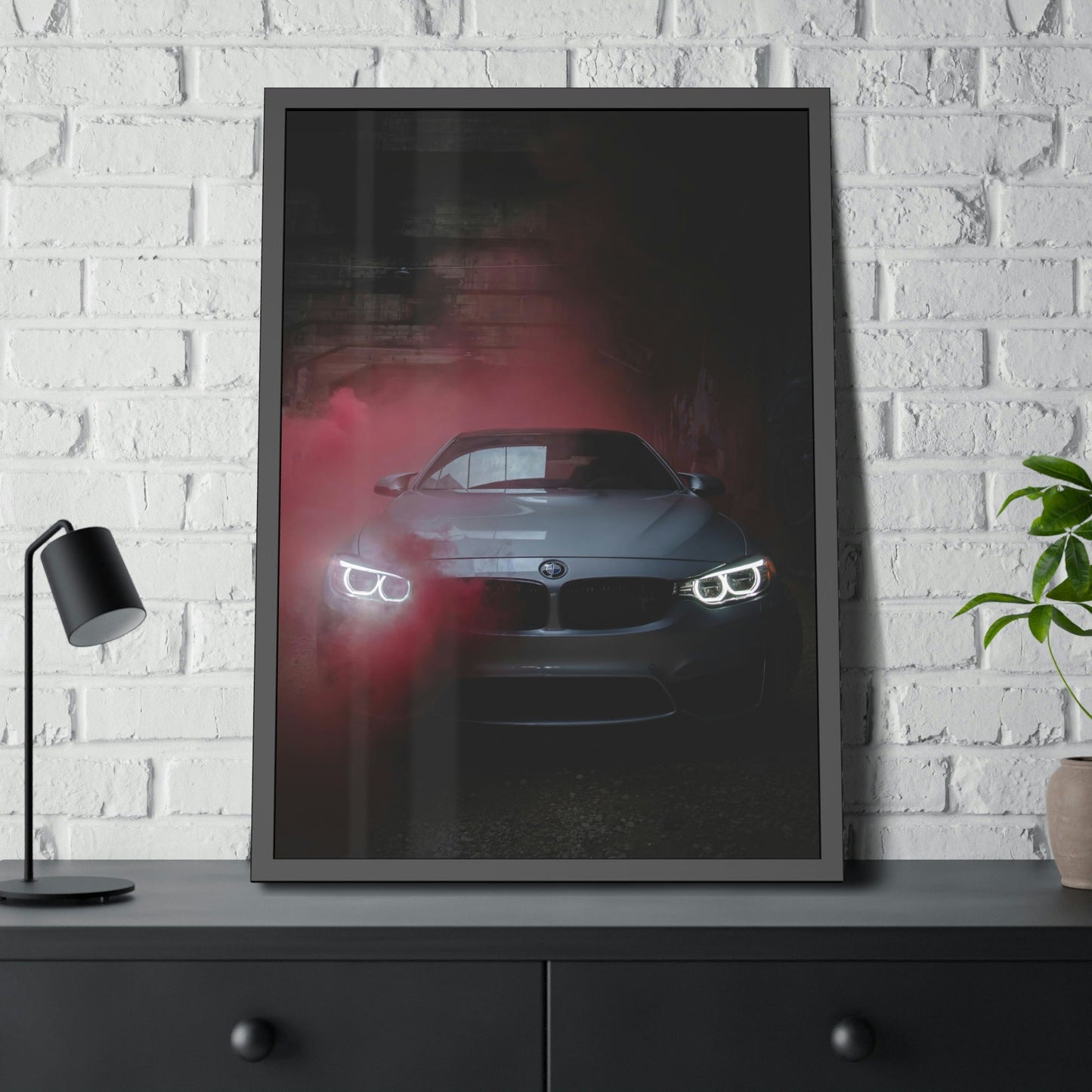 BMW's Automotive Mastery: Premium Print on Framed Poster & Canvas