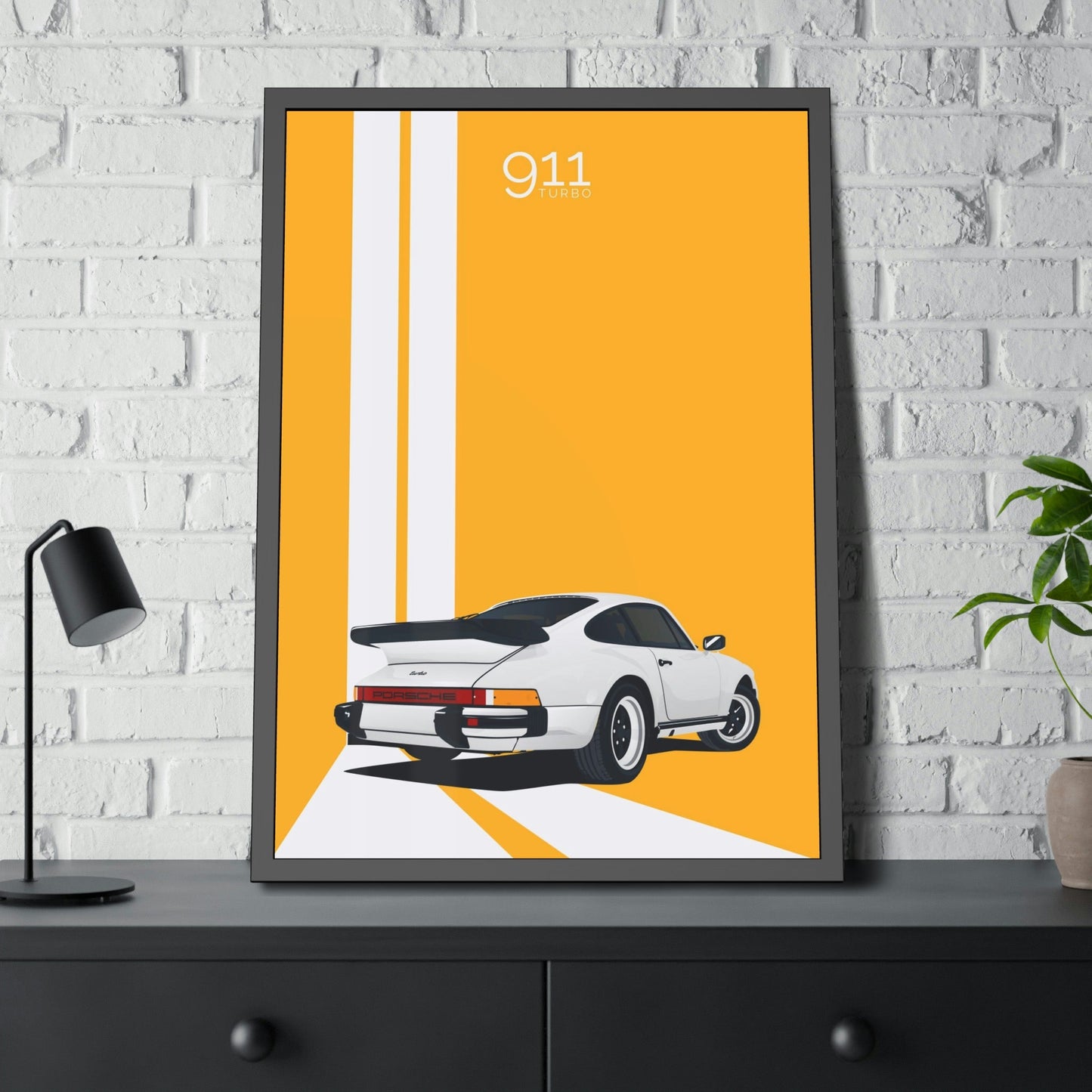 Racing with Style: A Canvas & Poster Print of Porsche's Sleek Lines in Action