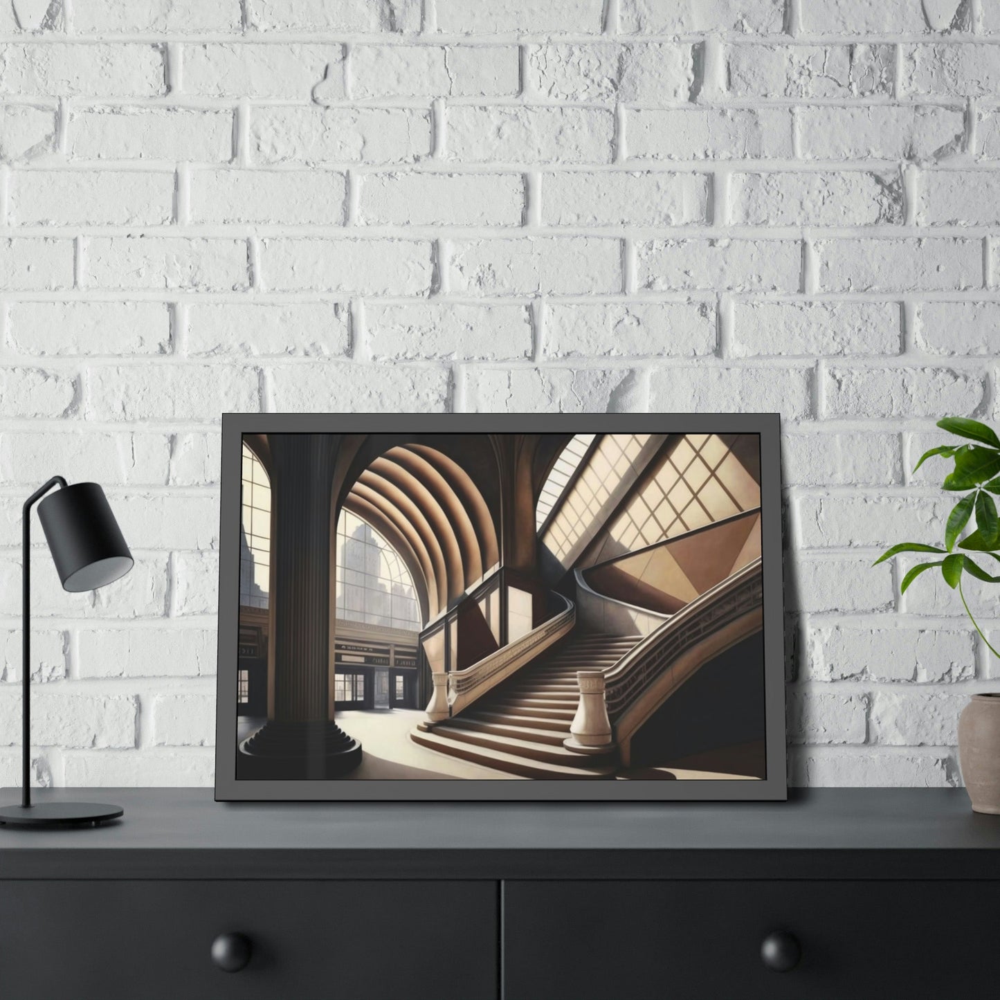 Enchanting Cityscape: Captivating Architecture on Natural Canvas & Poster