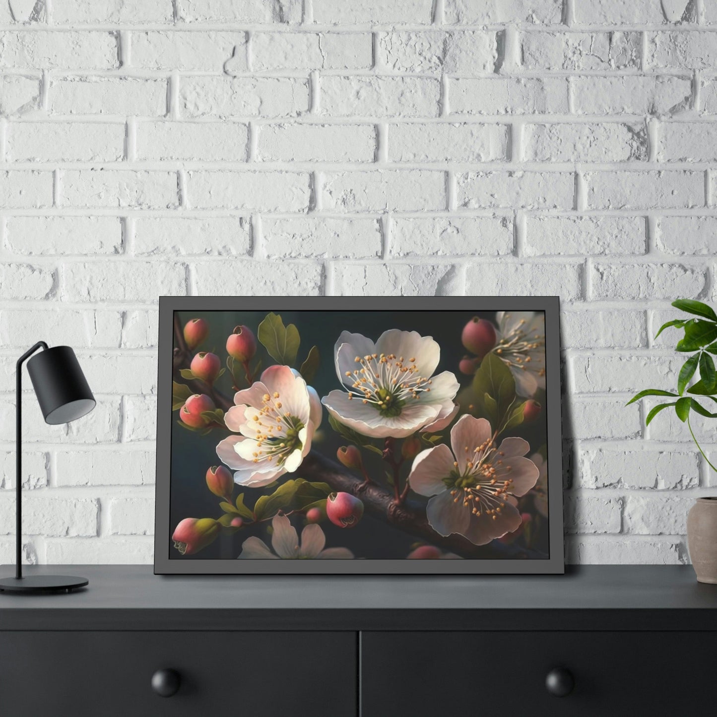 Cherry Blossom Dreams: Natural Canvas & Poster Wall Art