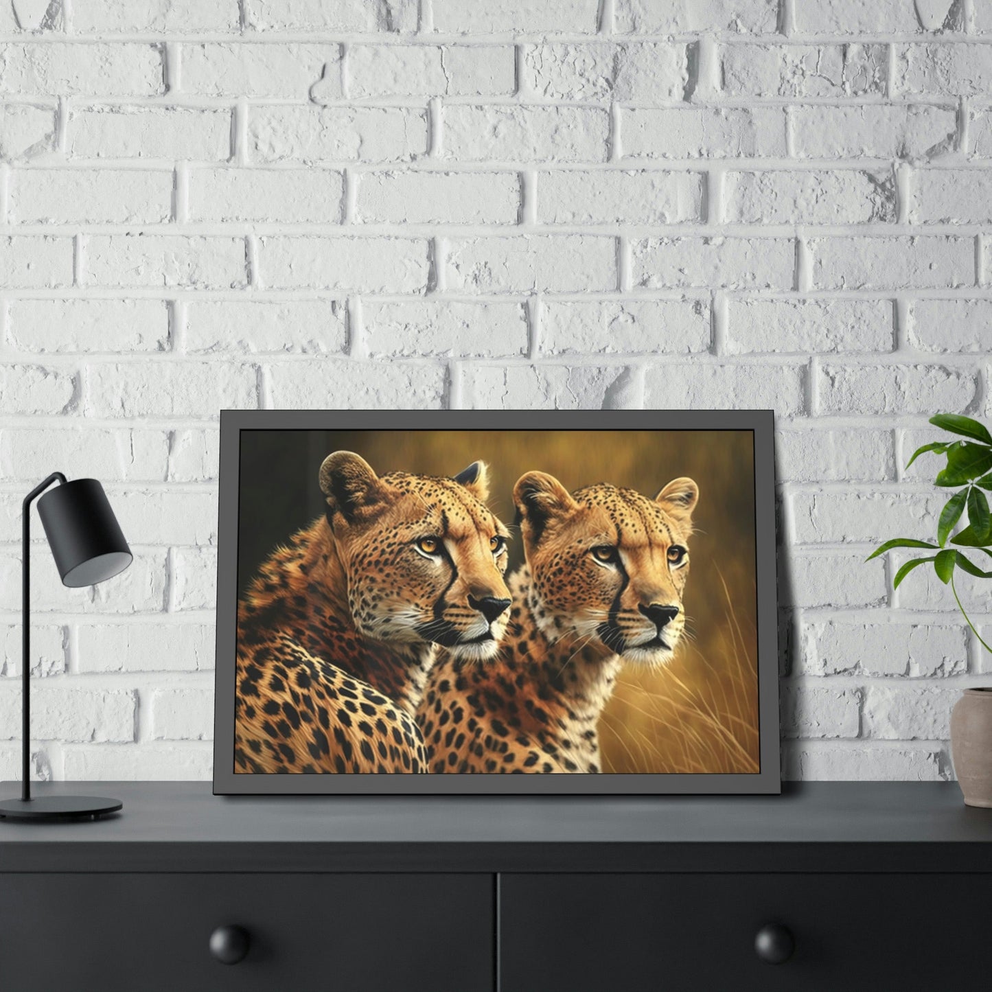 Graceful Predators: Cheetahs on Stunning Wall Art