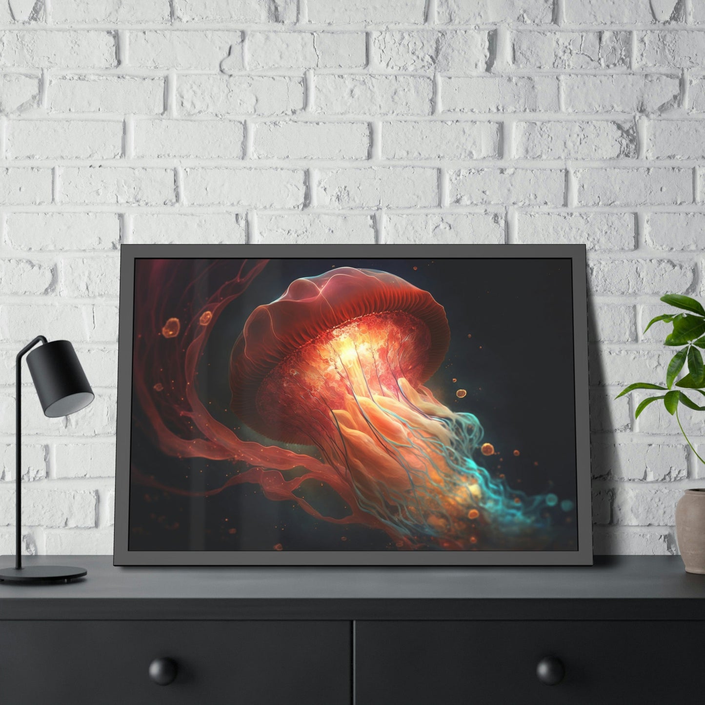 The Graceful Dance: Jellyfish Wall Art Collection on Canvas