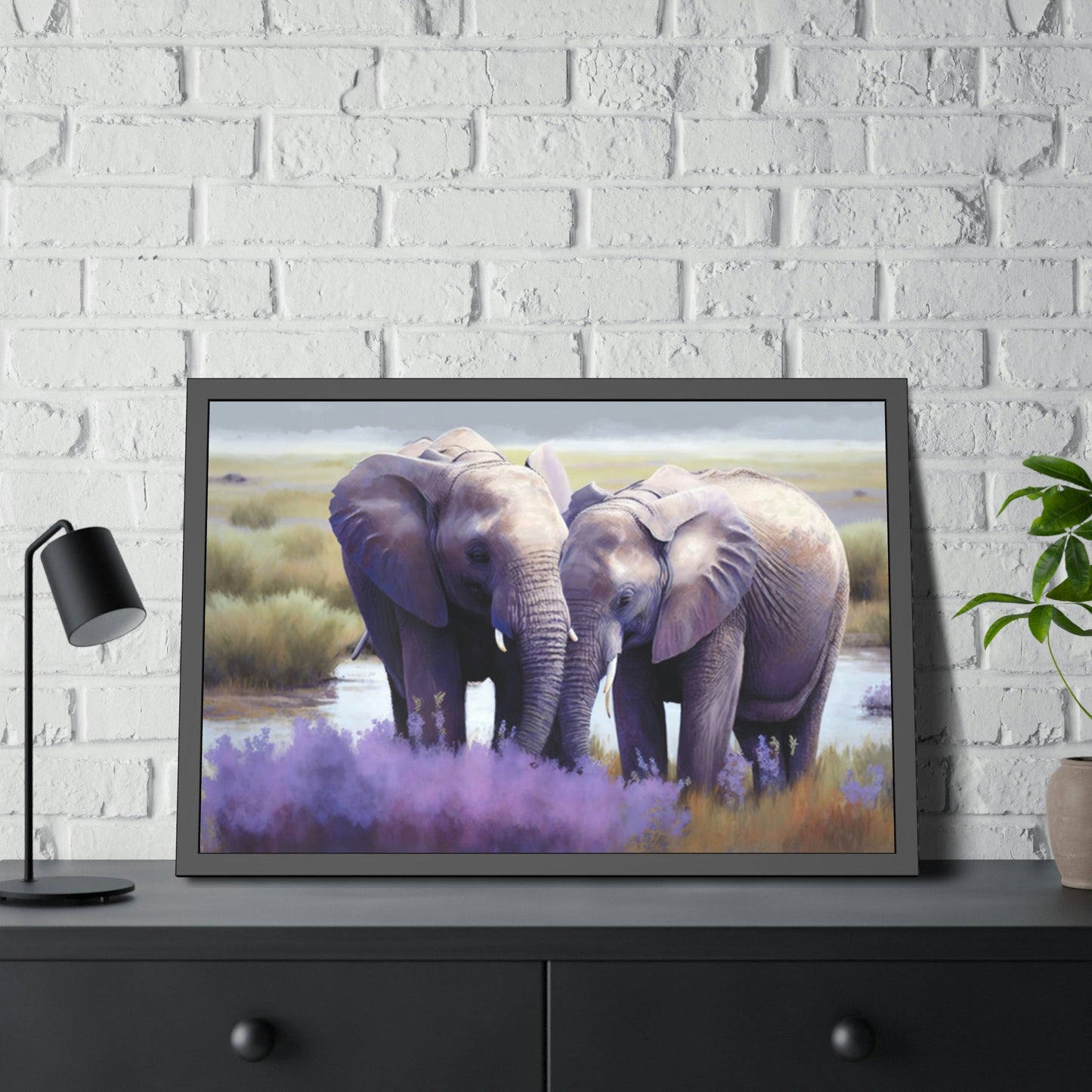 Majestic Elephants: Stunning Canvas Wall Art for Animal Lovers