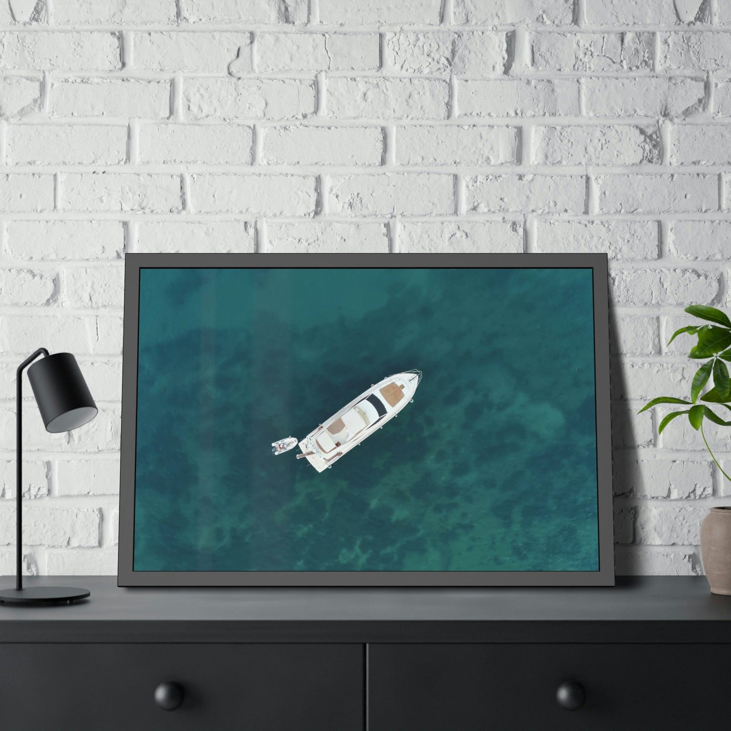 Sailing Away: Stunning Yachts on Natural Canvas and Framed Prints
