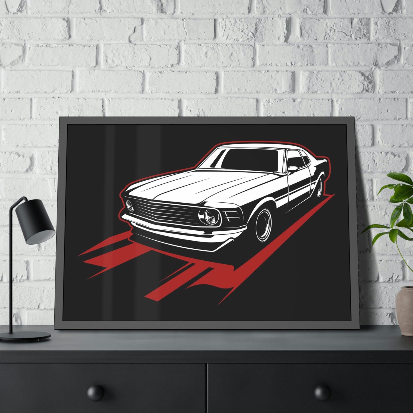 Powerful Beauty: Mustang Canvas & Poster Print and Framed Wall Art