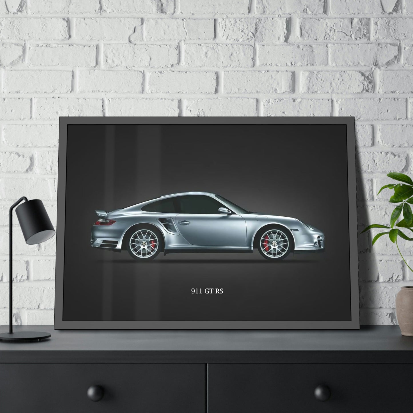 Automotive Art: Porsche Print on High-Quality Canvas for Your Collection