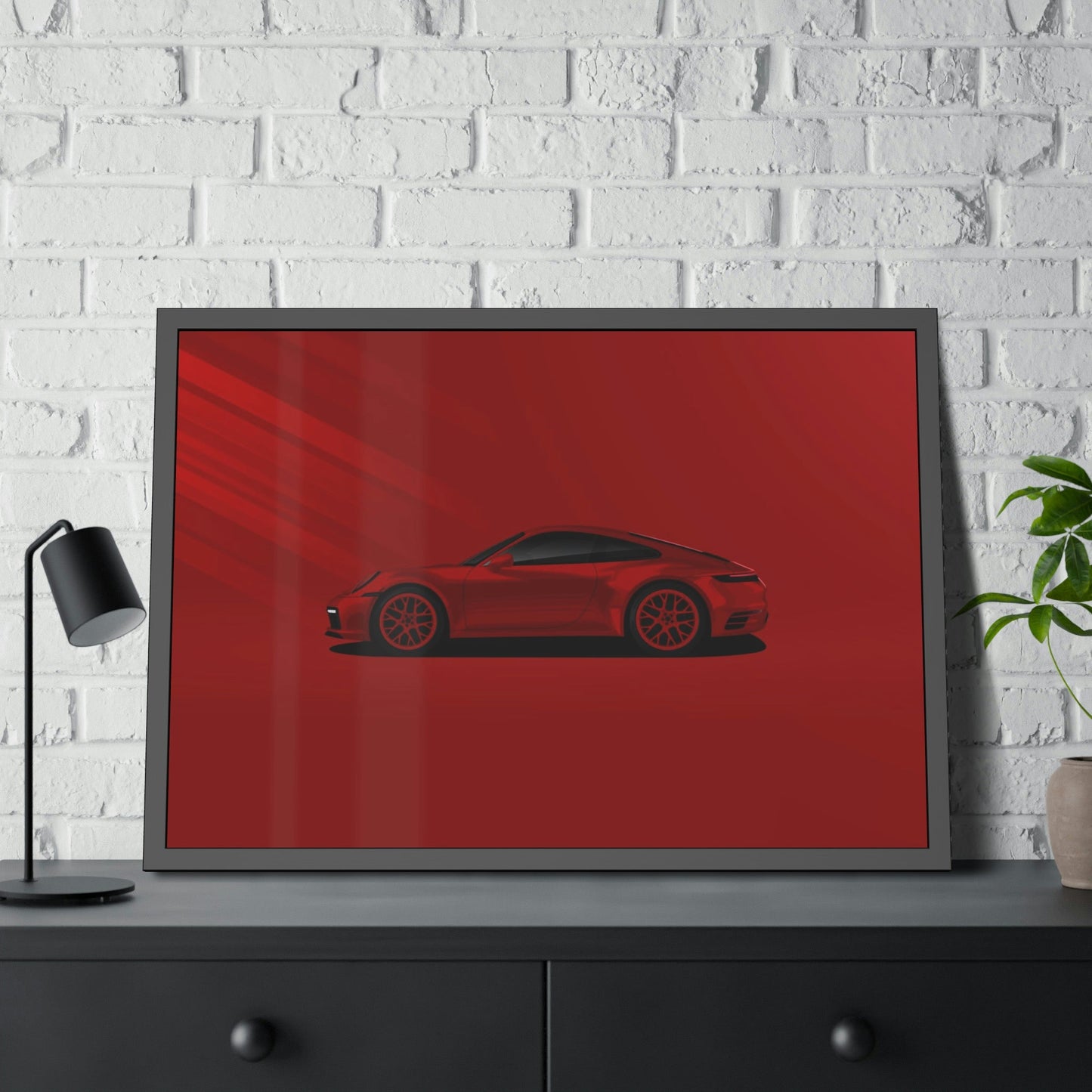 Porsche's Vibrant Energy: A Print on Canvas & Poster for Inspiration