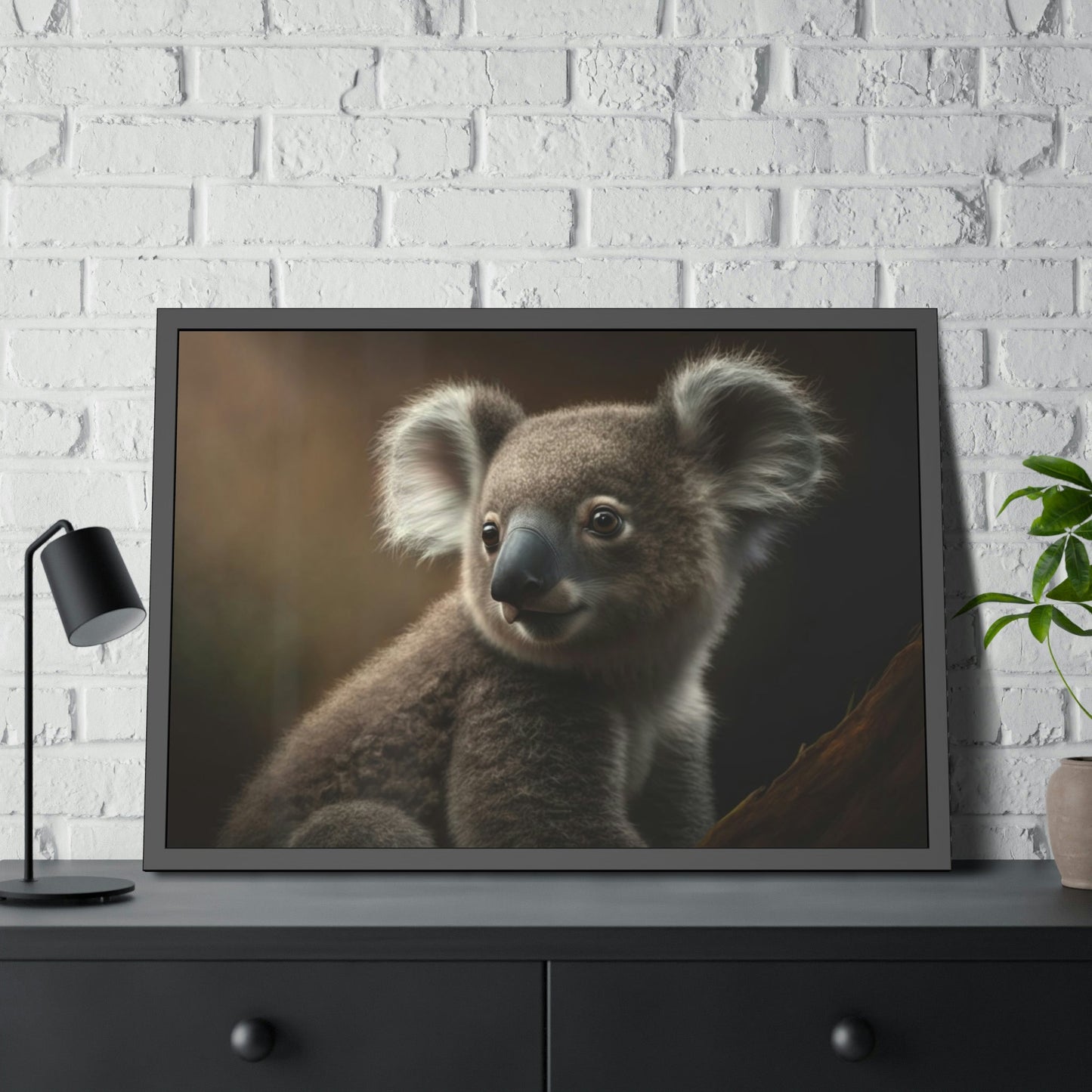 A Koala's Dream: A Whimsical Painting on Canvas