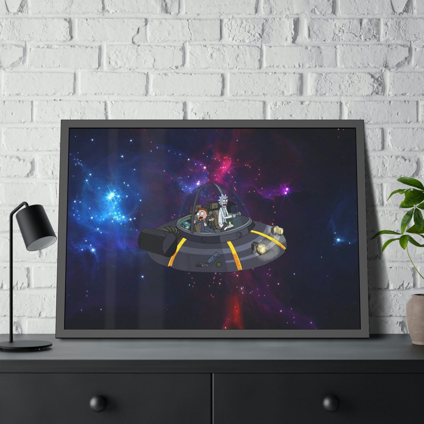 Vivid Imagination: Rick and Morty Poster Art on Canvas for a Dynamic Wall Art Display