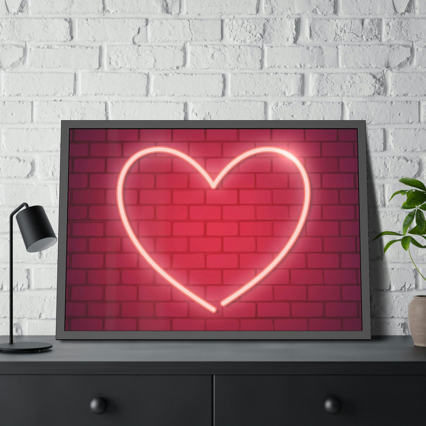 Neon Marvels: Captivating Wall Art on Natural Canvas and Framed Poster Prints