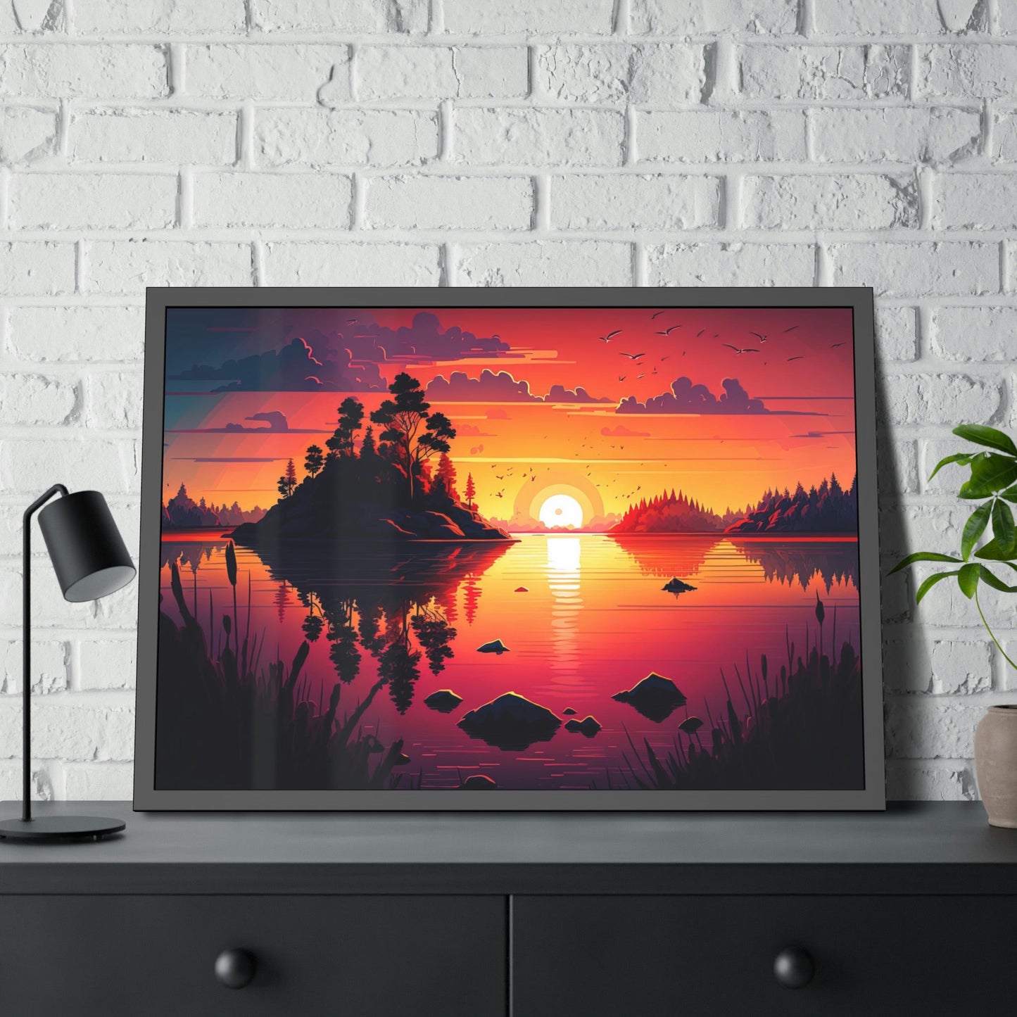 The Majesty of Lakes and Rivers: Natural Canvas Wall Art of Stunning Scenery