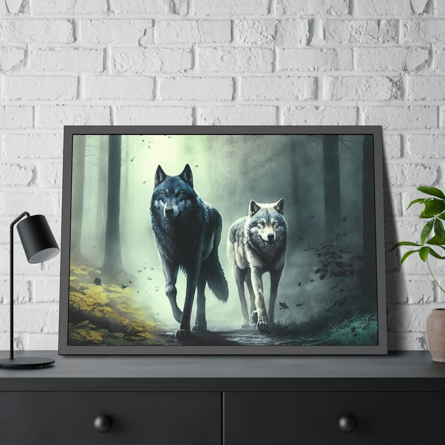 Spirit of the Wild: Fierce Wolfs in Action