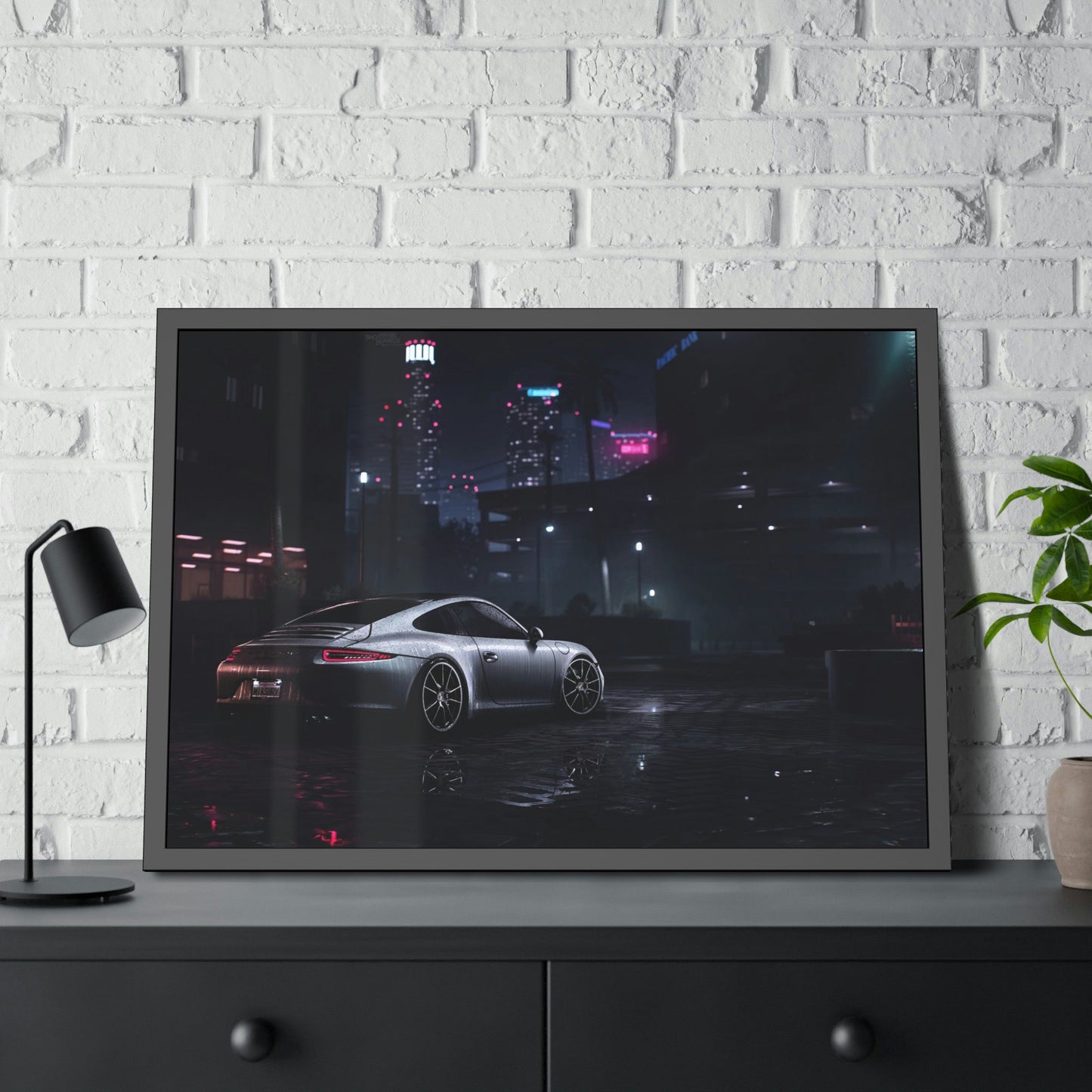 Porsche Artistry on Canvas: Natural Canvas Art for Auto Lovers