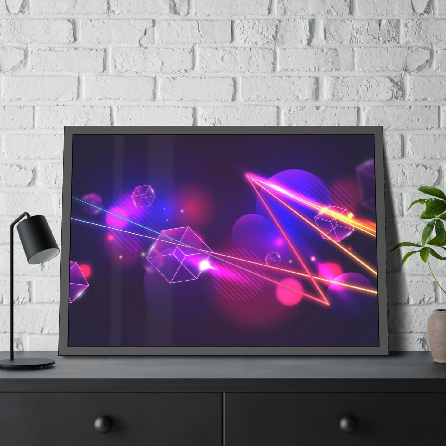 Radiant Abstraction: Vibrant Canvas Prints for Mesmerizing Wall Art Decor