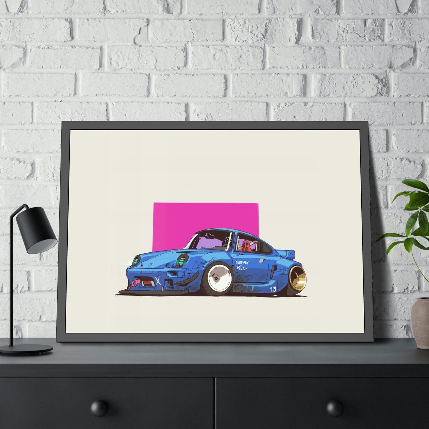 Vintage Porsche Charm: Framed Posters and Canvas Prints