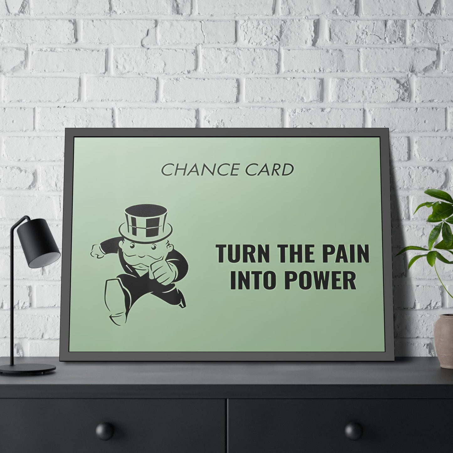 Monopoly's Motivation : Artistic Print on Framed Canvas & Poster
