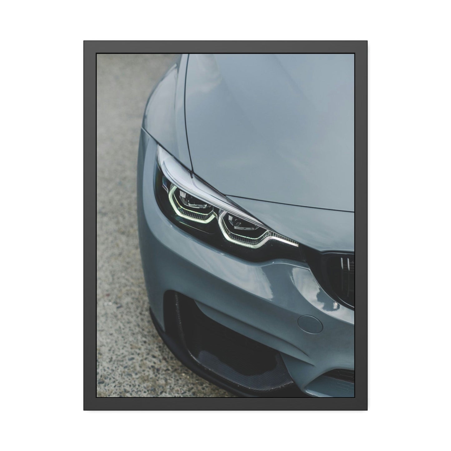 BMW: Canvas and Framed Poster with Detailed Car Art