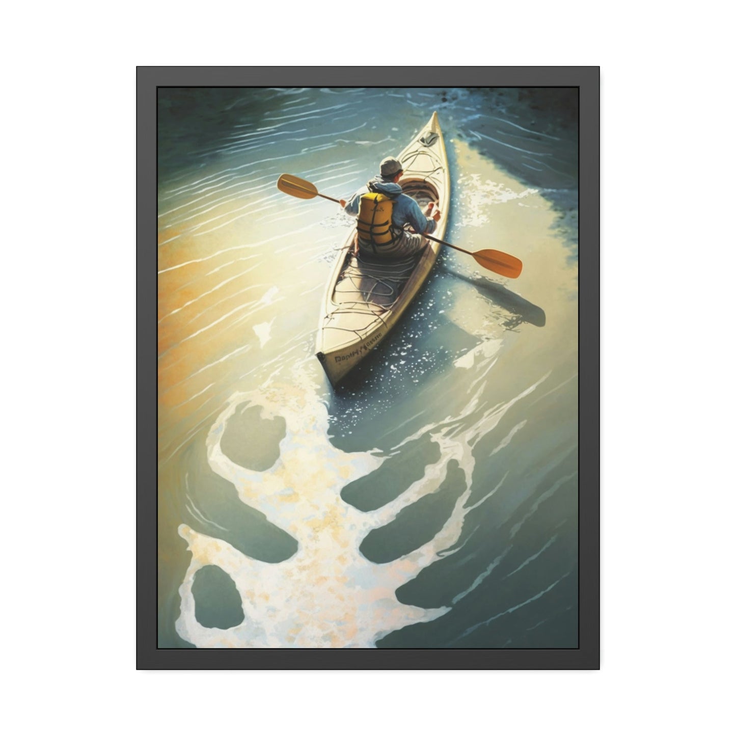 Boating Bliss: Wall Art and Print on Canvas with Relaxing Boating Art
