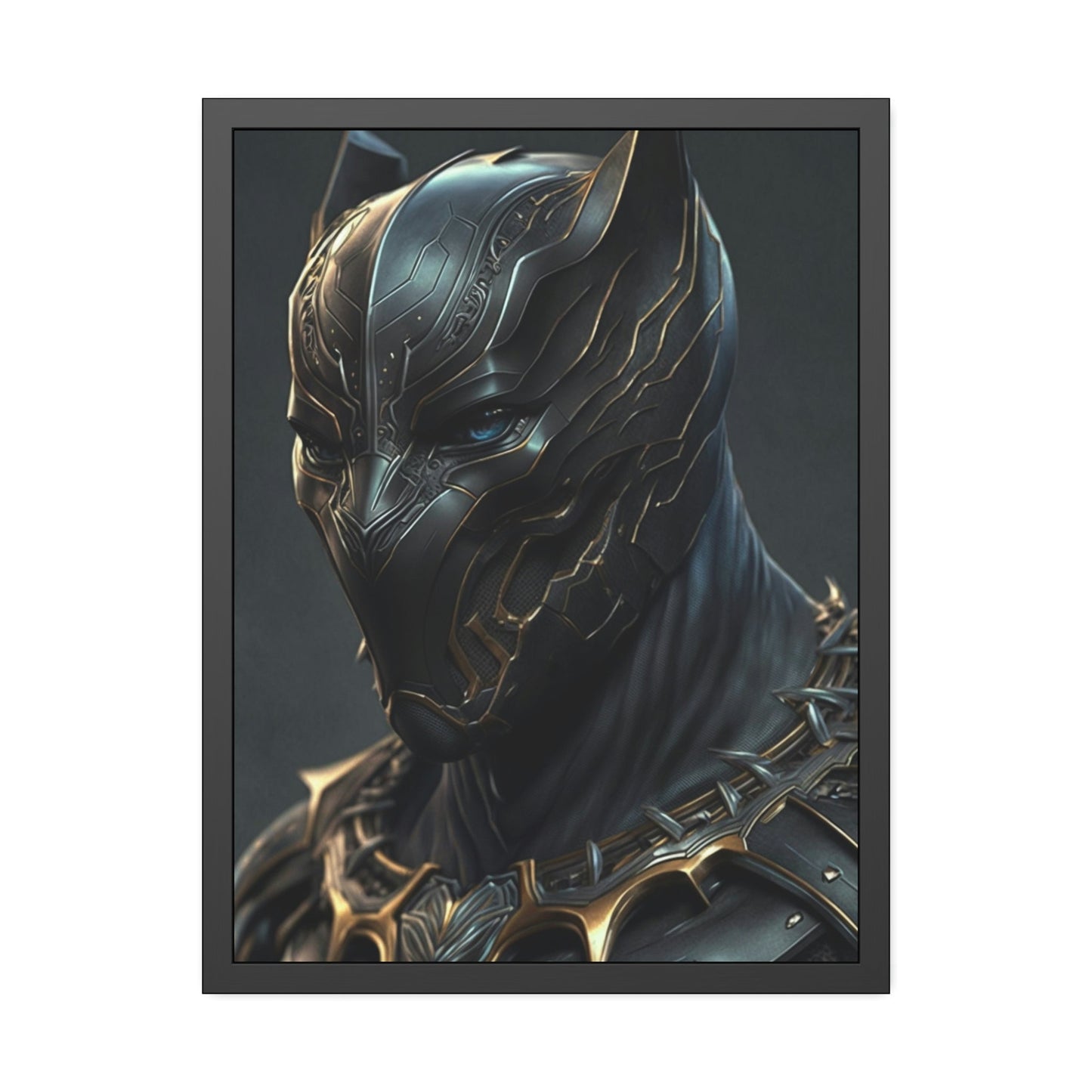 Panther Power: Poster and Print on Canvas with Dynamic Black Panther Art