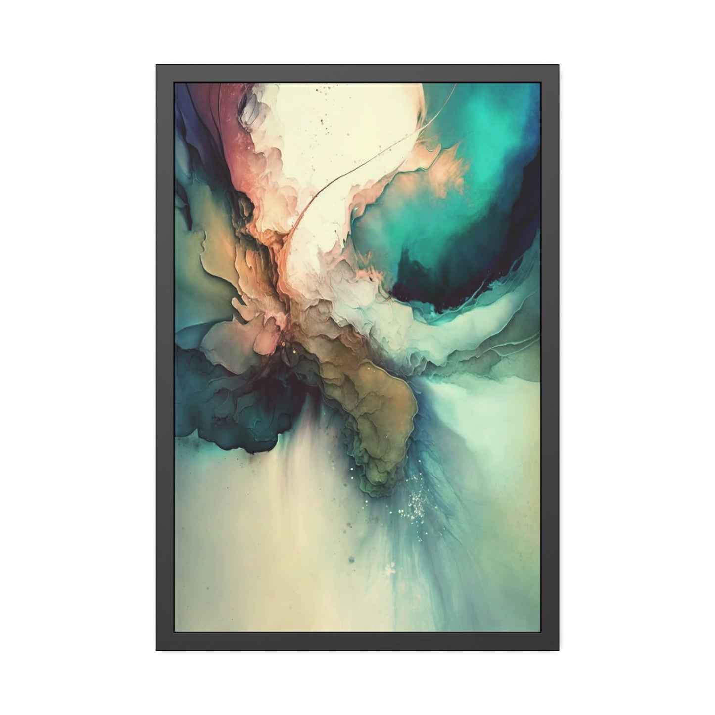 The Depths of Teal: Abstract Creation