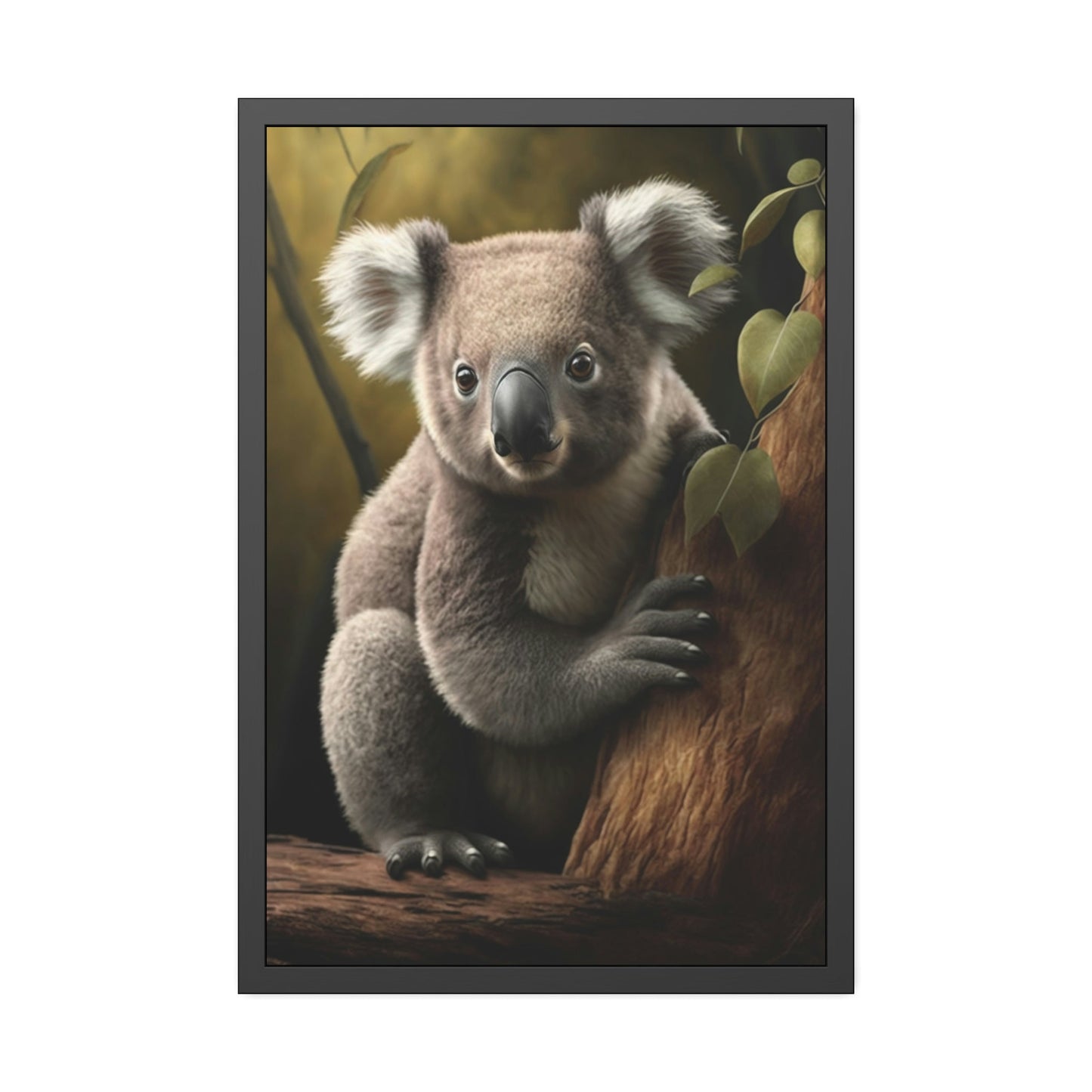 Eucalyptus Dreams: A Stunning and Relaxing Koala Painting on Canvas