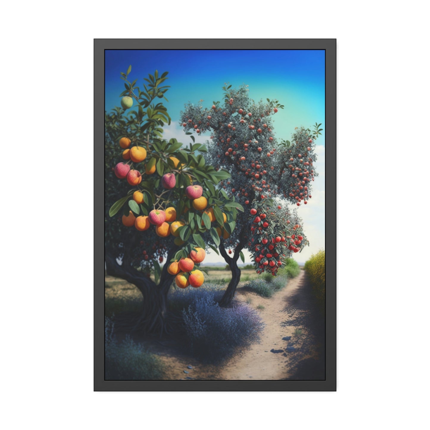 Fruitful Scenery: Fruit Trees Canvas & Poster Print