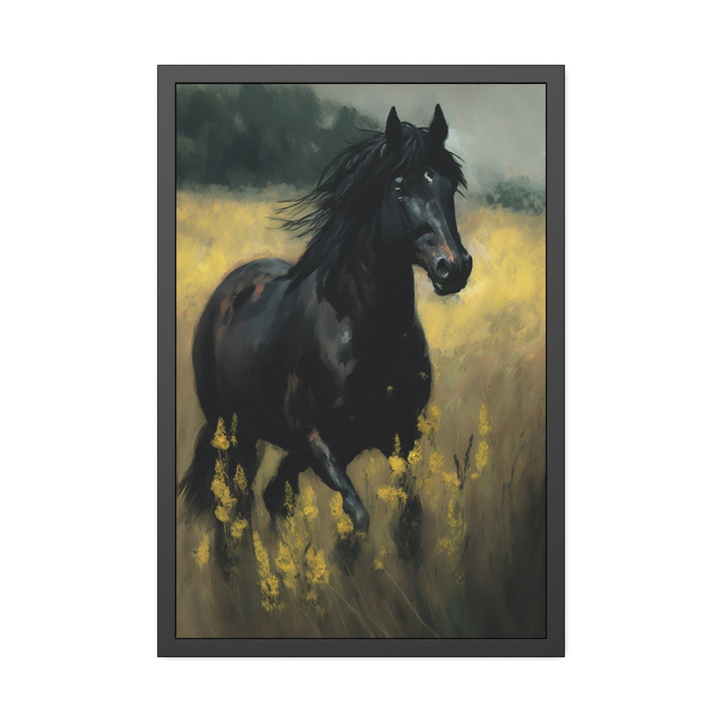 Horse in Motion: A Canvas Equine Energy