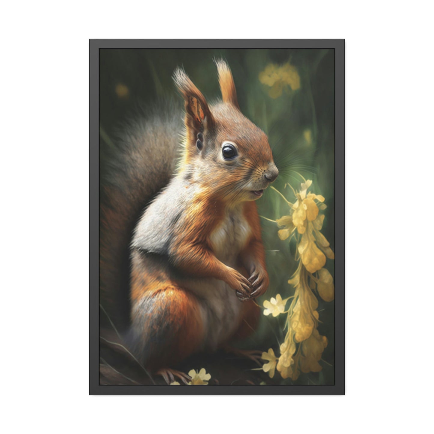 Autumn Harvest: A Squirrel's Bounty