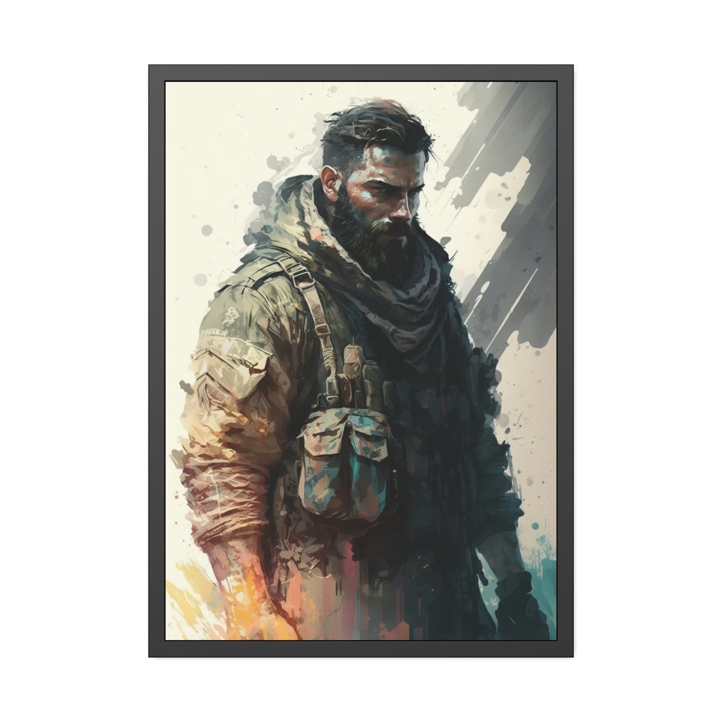 Military Strategy: Call of Duty Art on Framed Canvas and Posters