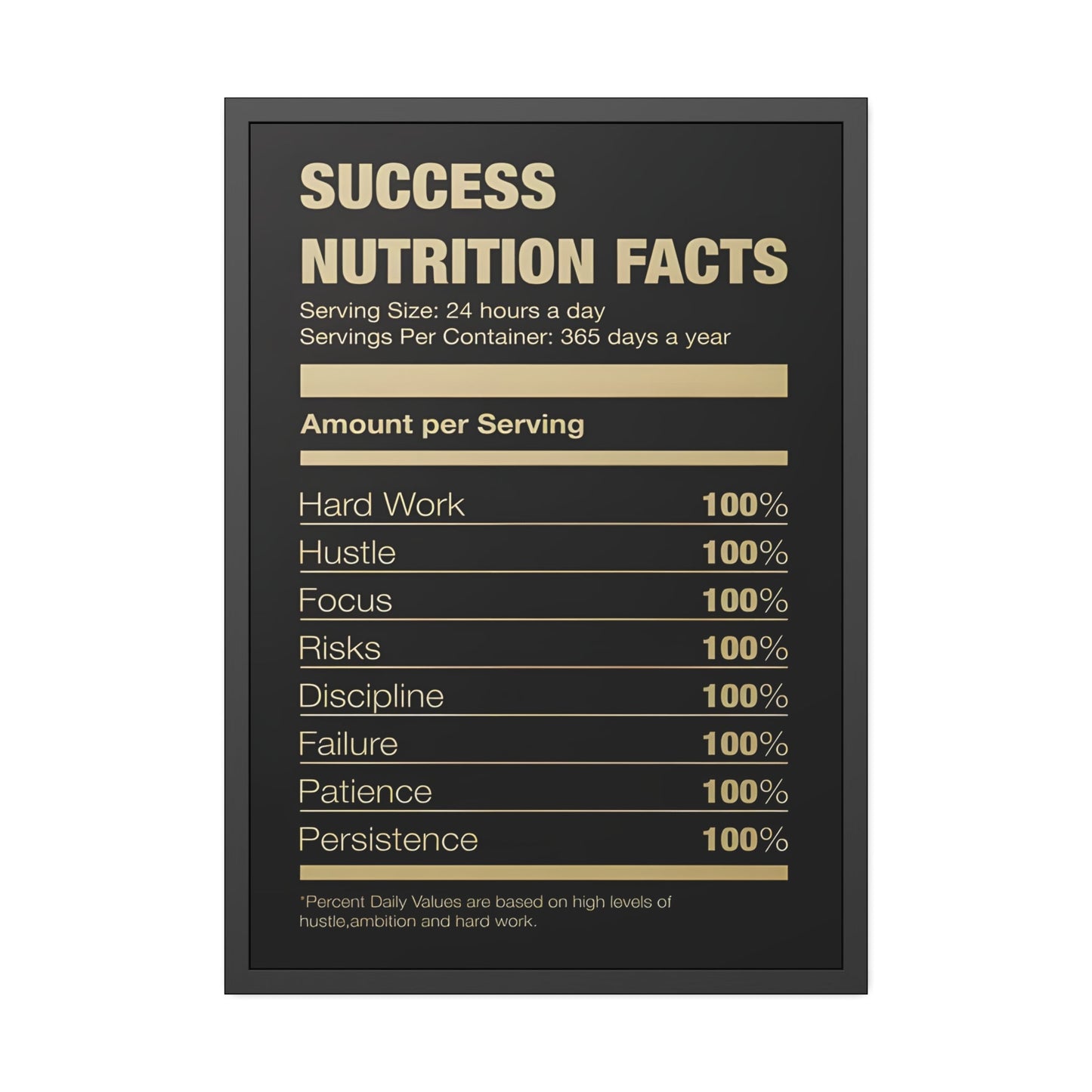 Motivation Manifested: Striking Poster Art on Canvas