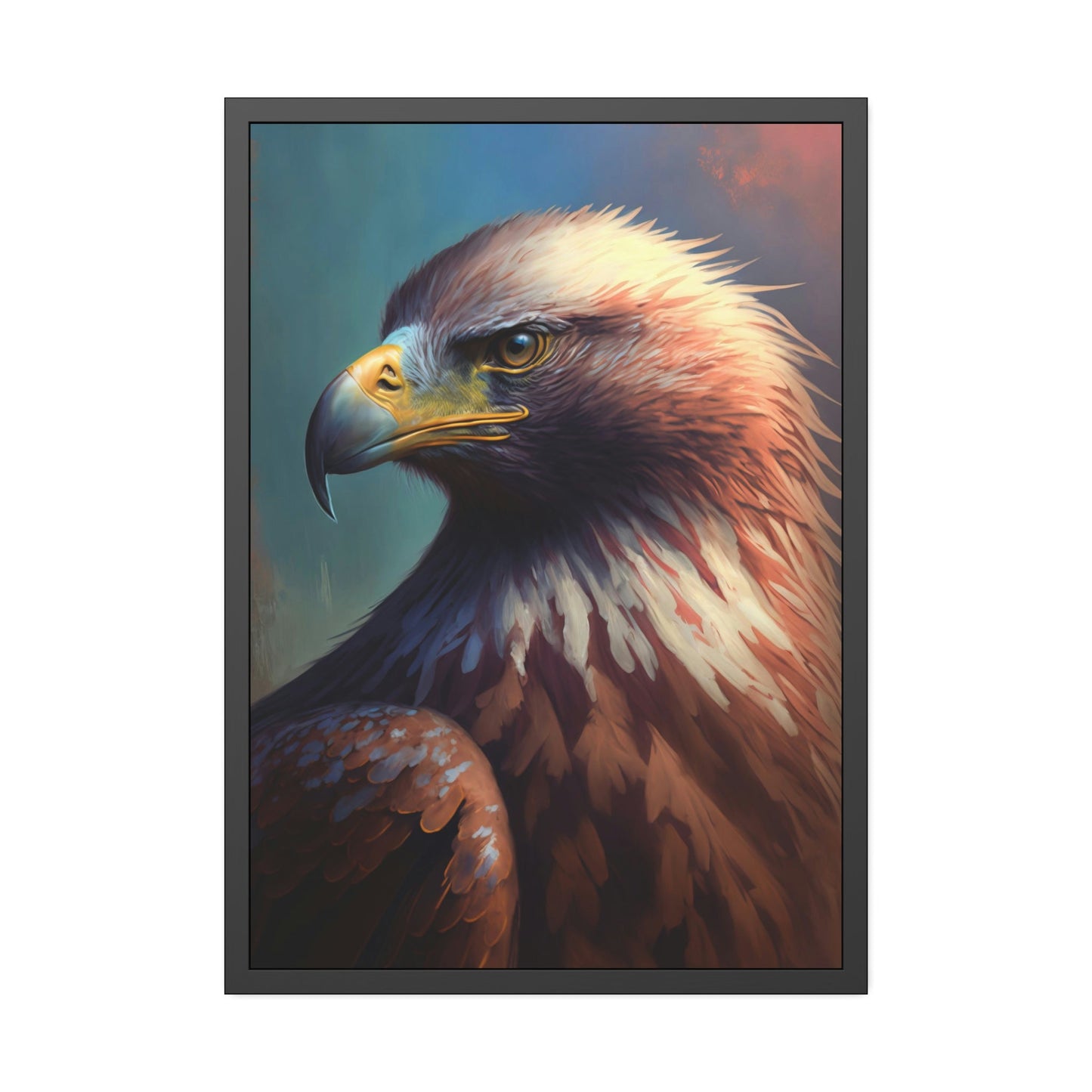 Soaring Solitude: Majestic Eagles Grace the Natural Canvas