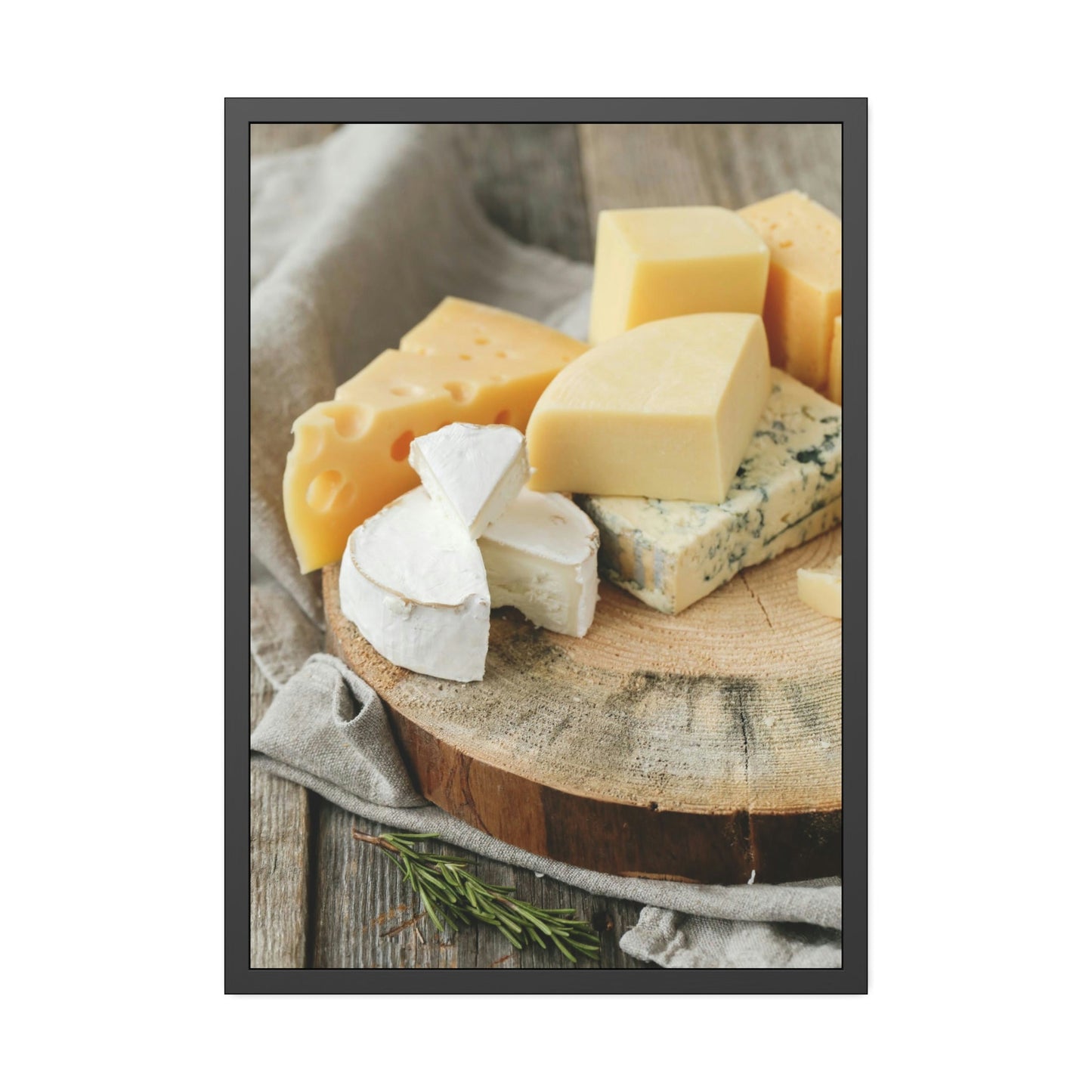 The Beauty of Cheese: Premium Canvas Prints of Artfully Arranged Cheese Plates