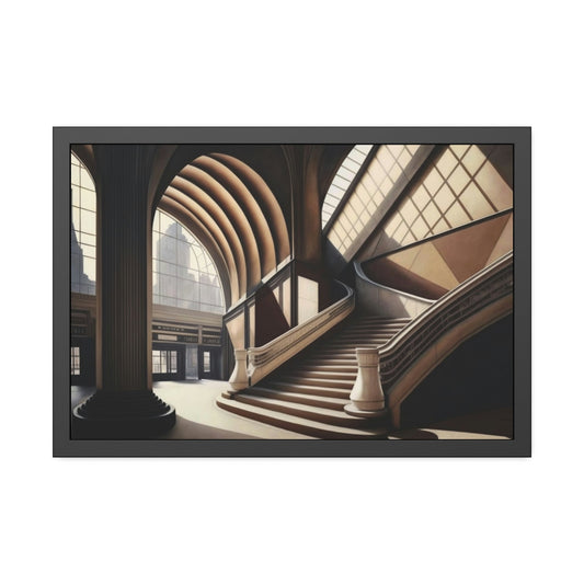 Enchanting Cityscape: Captivating Architecture on Natural Canvas & Poster