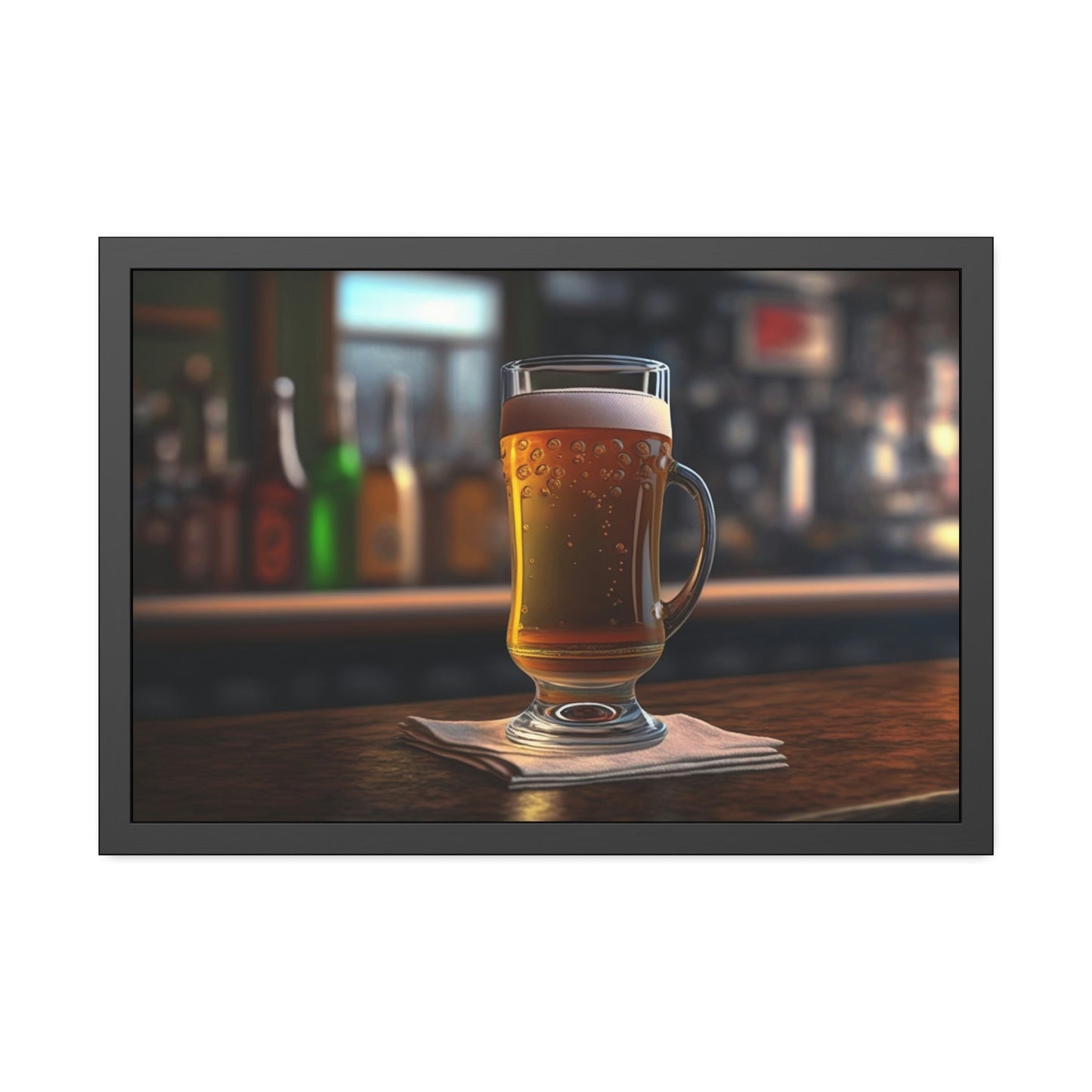 Drink in the Art: Framed Beer Posters for Your Home Bar