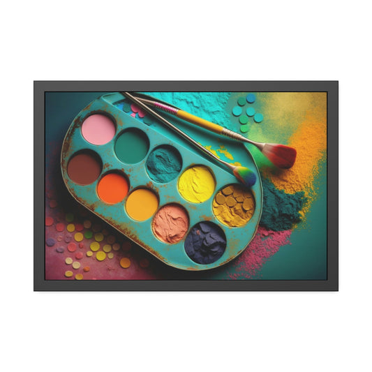 Color Symphony: Framed Canvas Print to Brighten Up Any Room